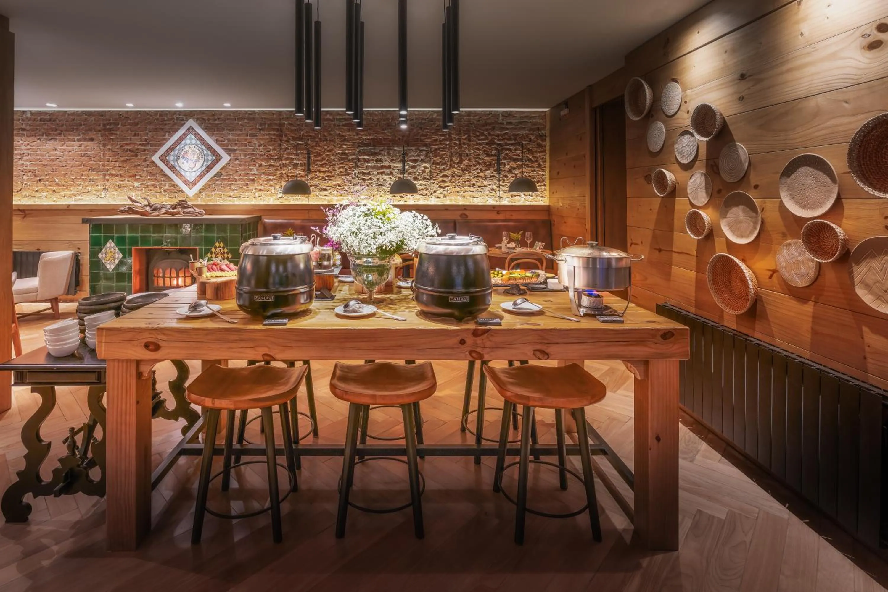 Dining area in Bavaria Sport Hotel