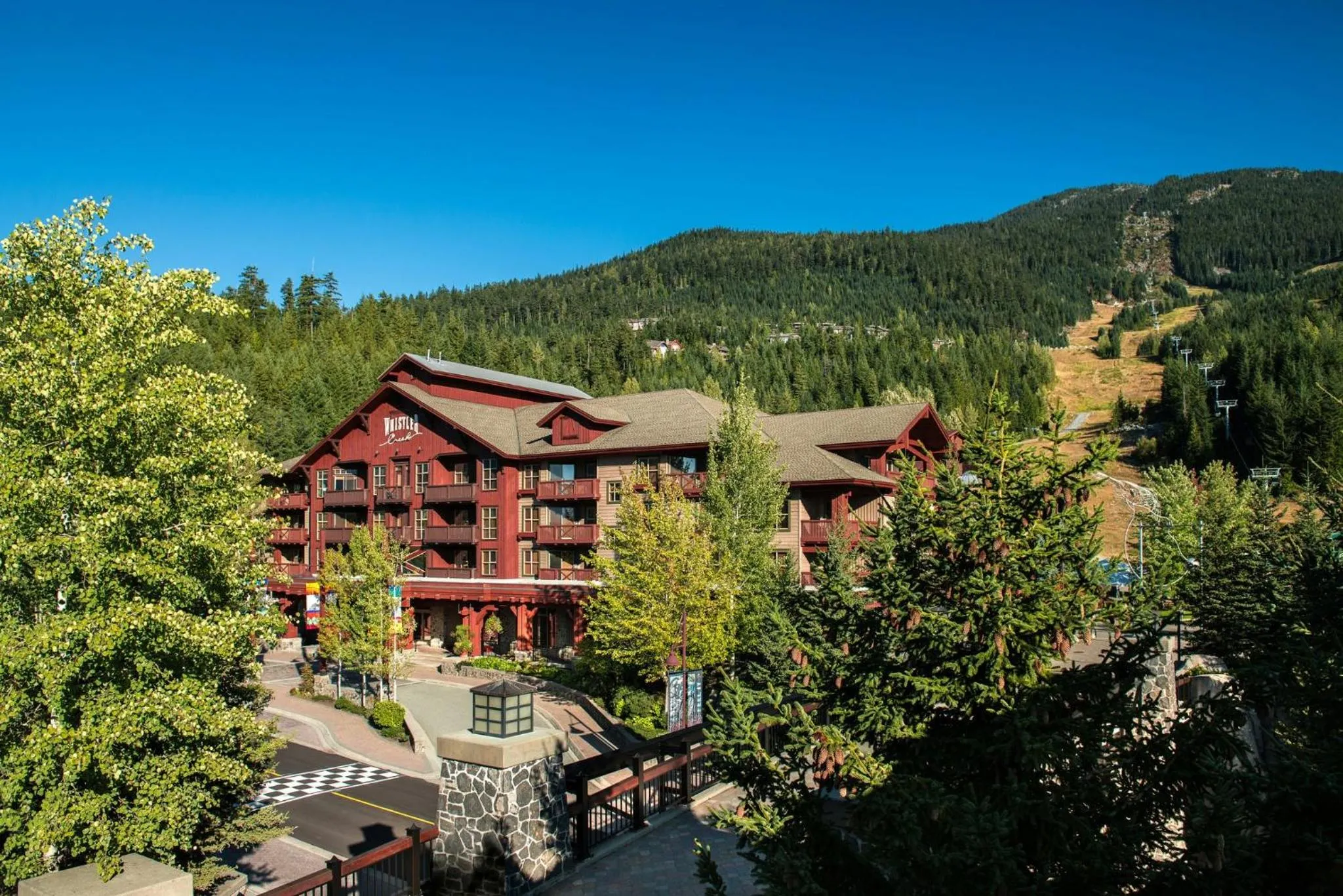 Property building in Legends Whistler, by Lodging Ovations