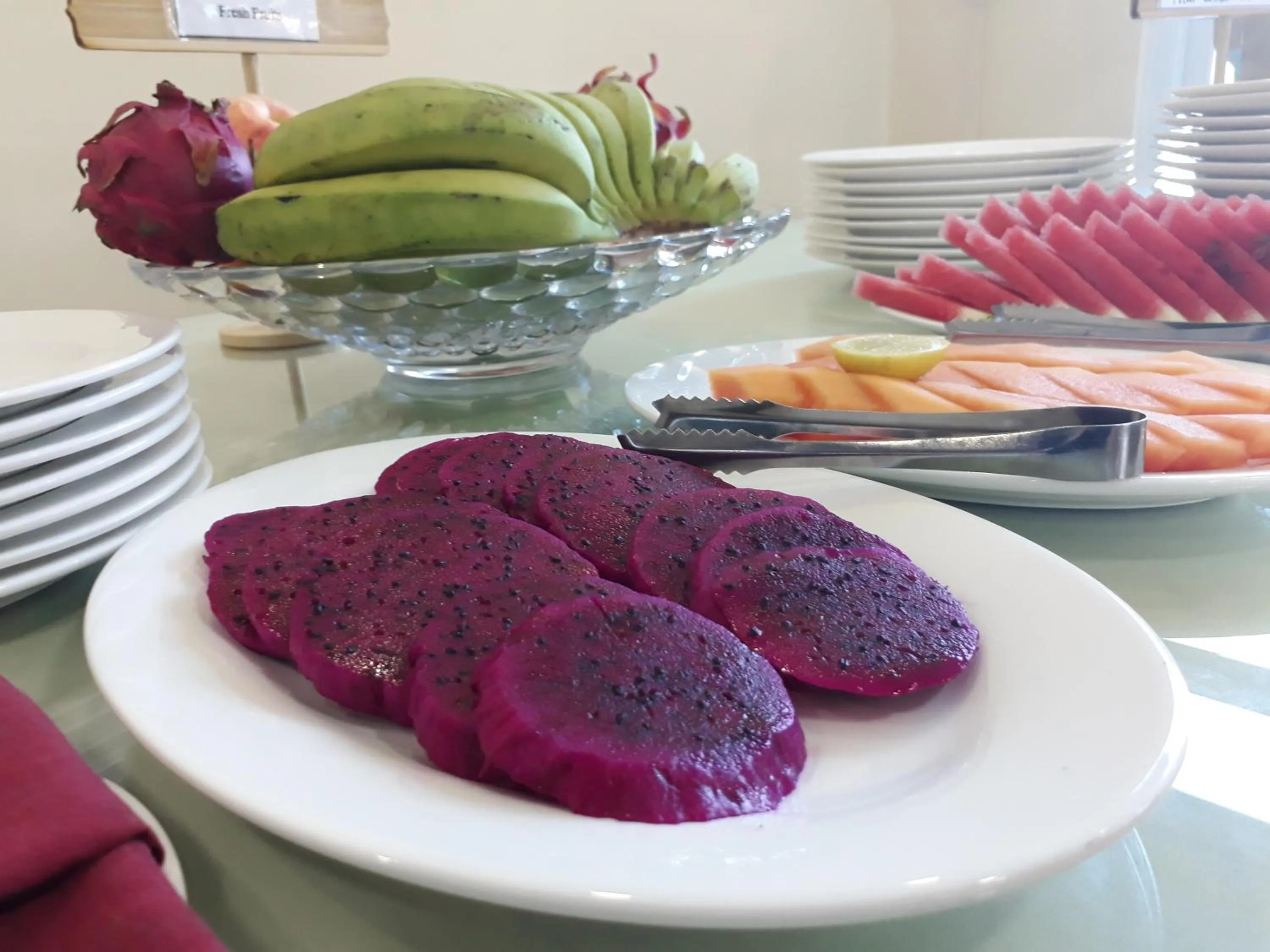 Buffet breakfast in Immana Grand Inle Hotel