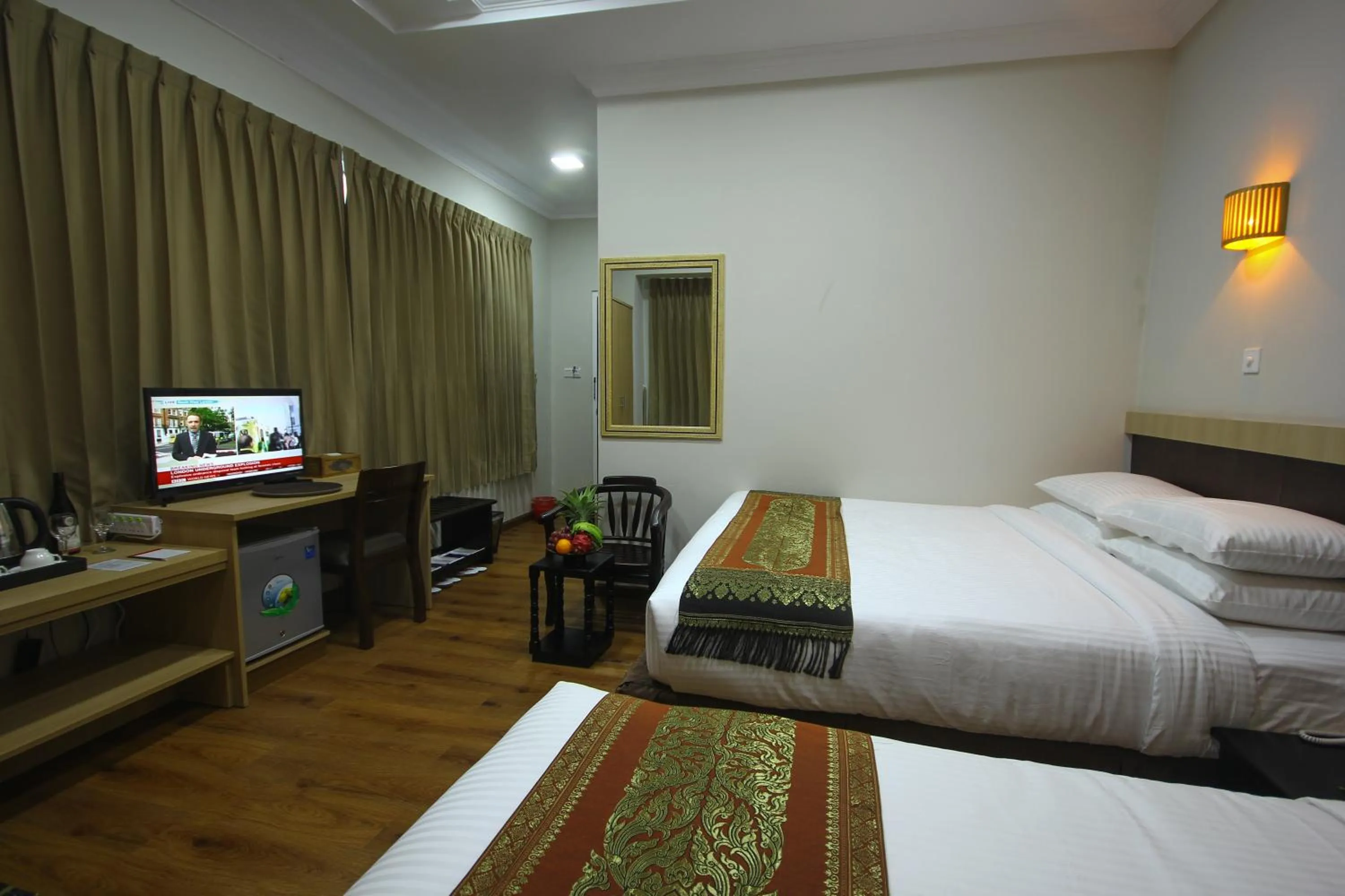Bed in Immana Grand Inle Hotel