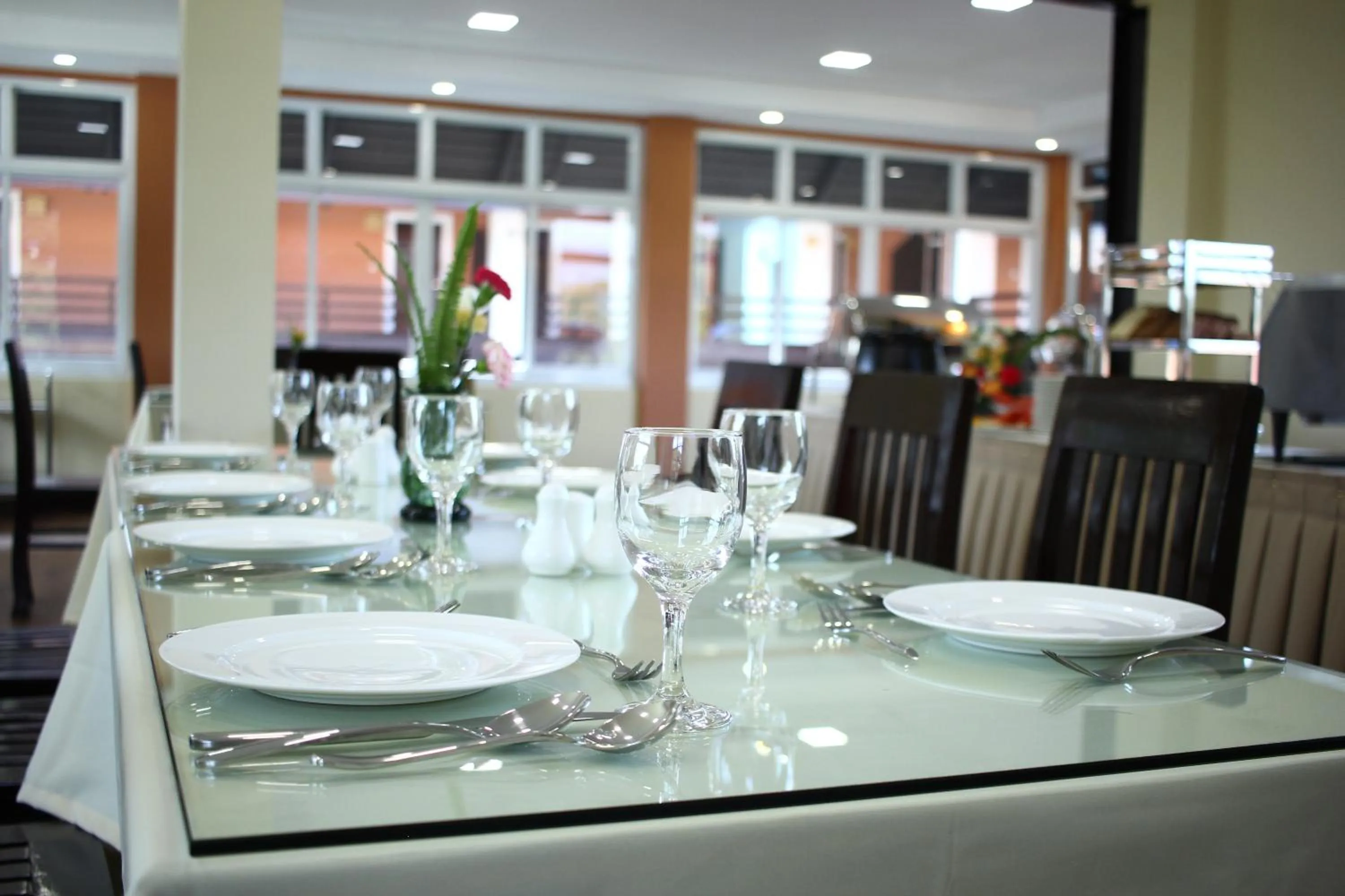 Buffet breakfast in Immana Grand Inle Hotel