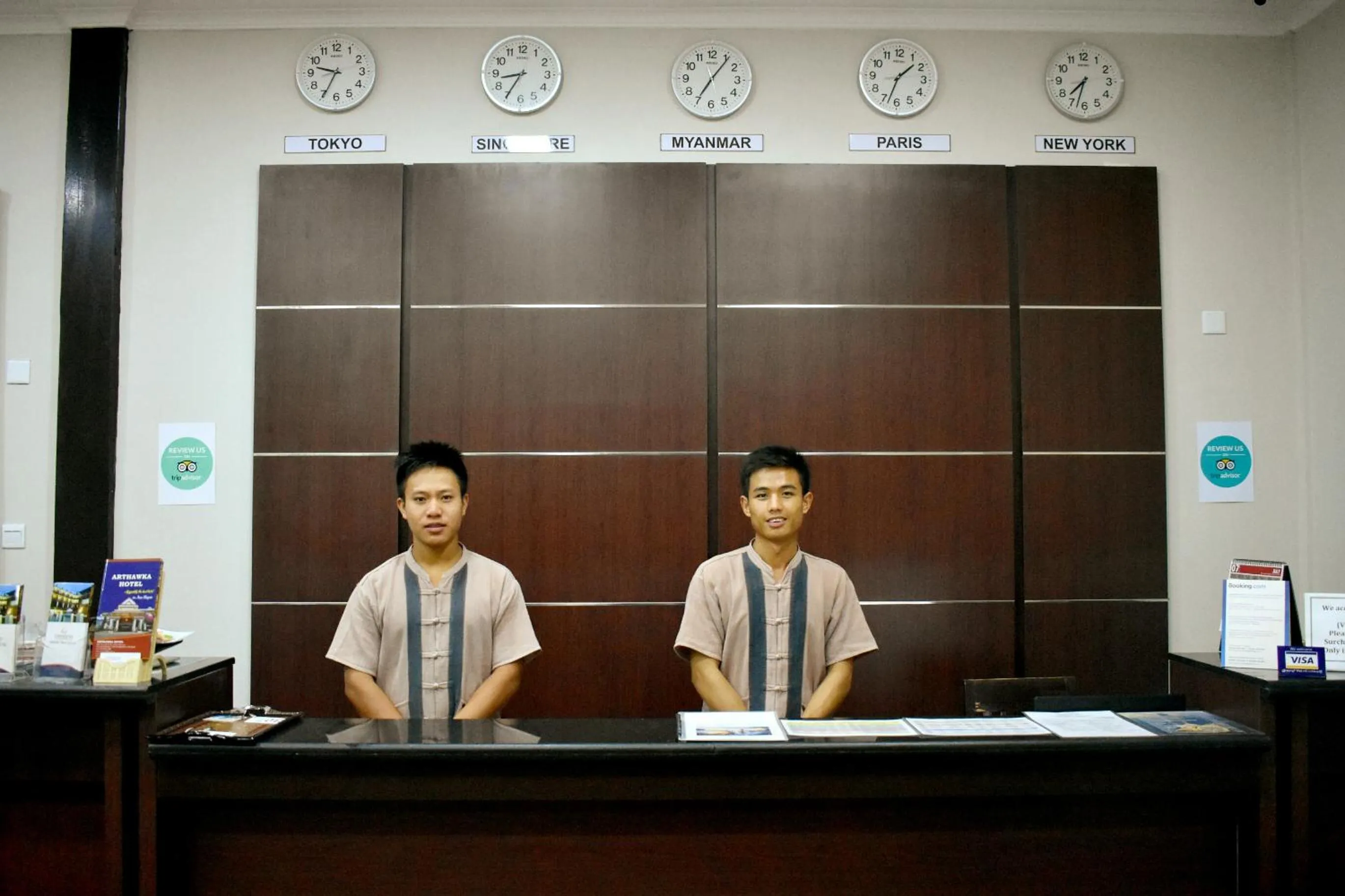 Staff in Immana Grand Inle Hotel