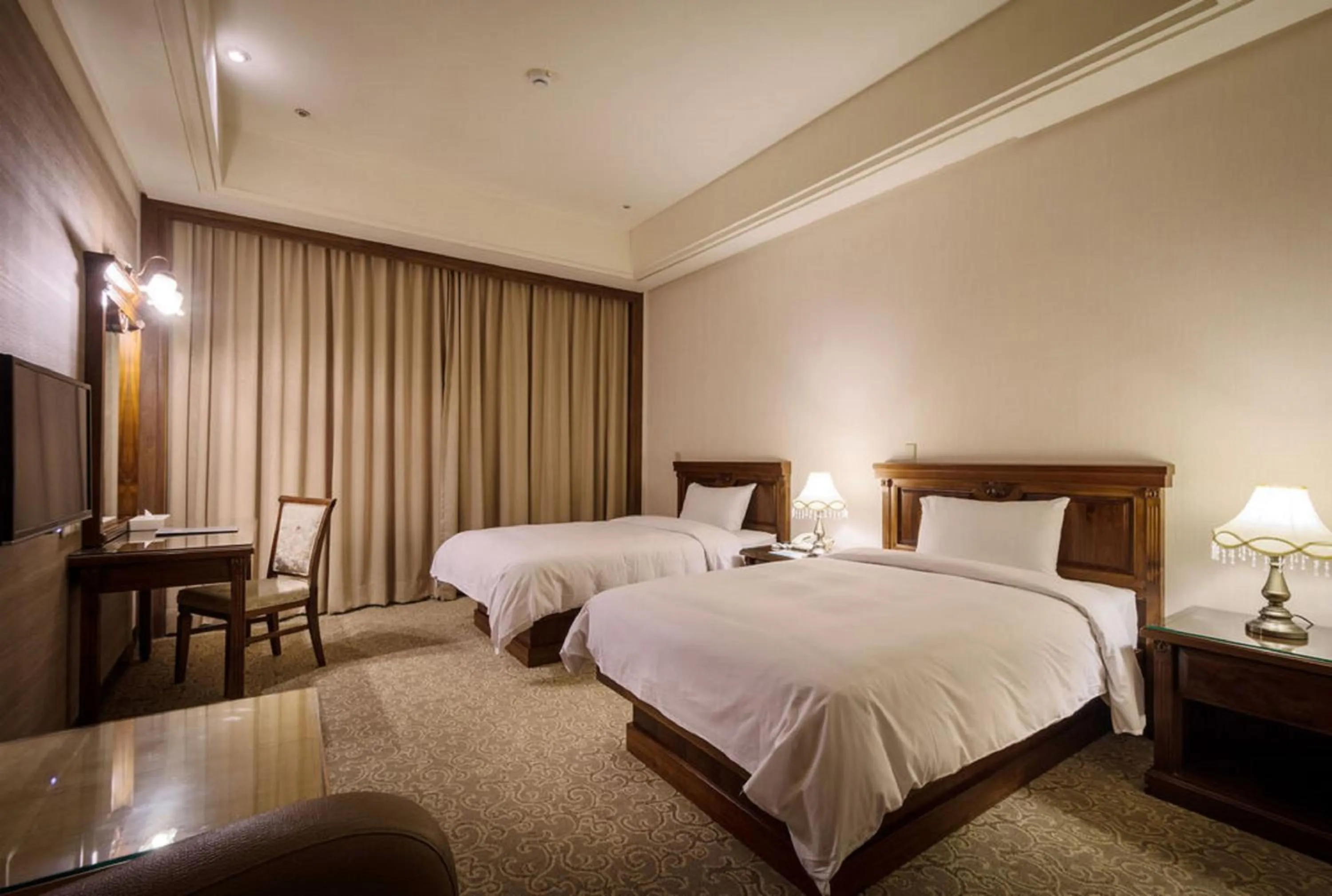 TV and multimedia, Bed in Guide Hotel Zhongli Zhongzheng