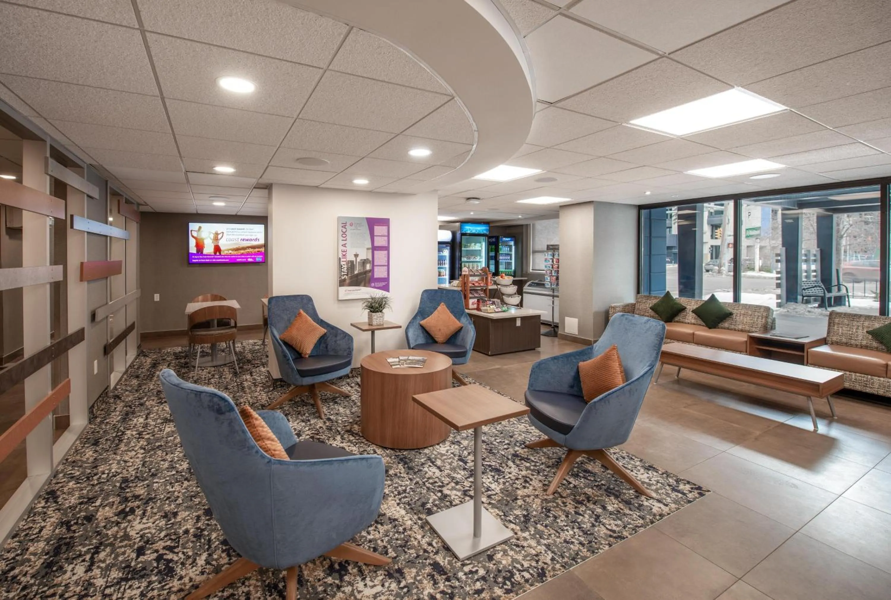 Lobby or reception in Coast Calgary Downtown Hotel & Suites by APA
