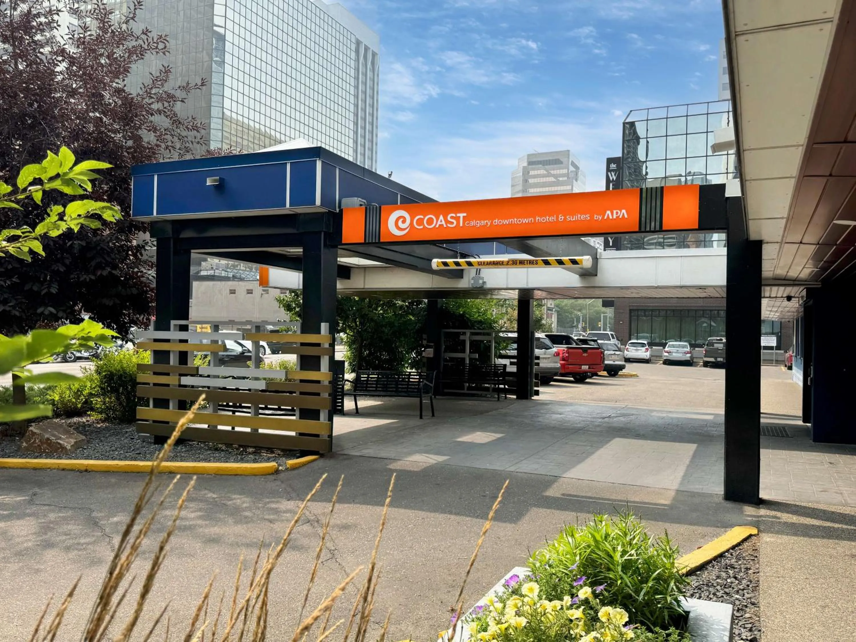 Property building in Coast Calgary Downtown Hotel & Suites by APA