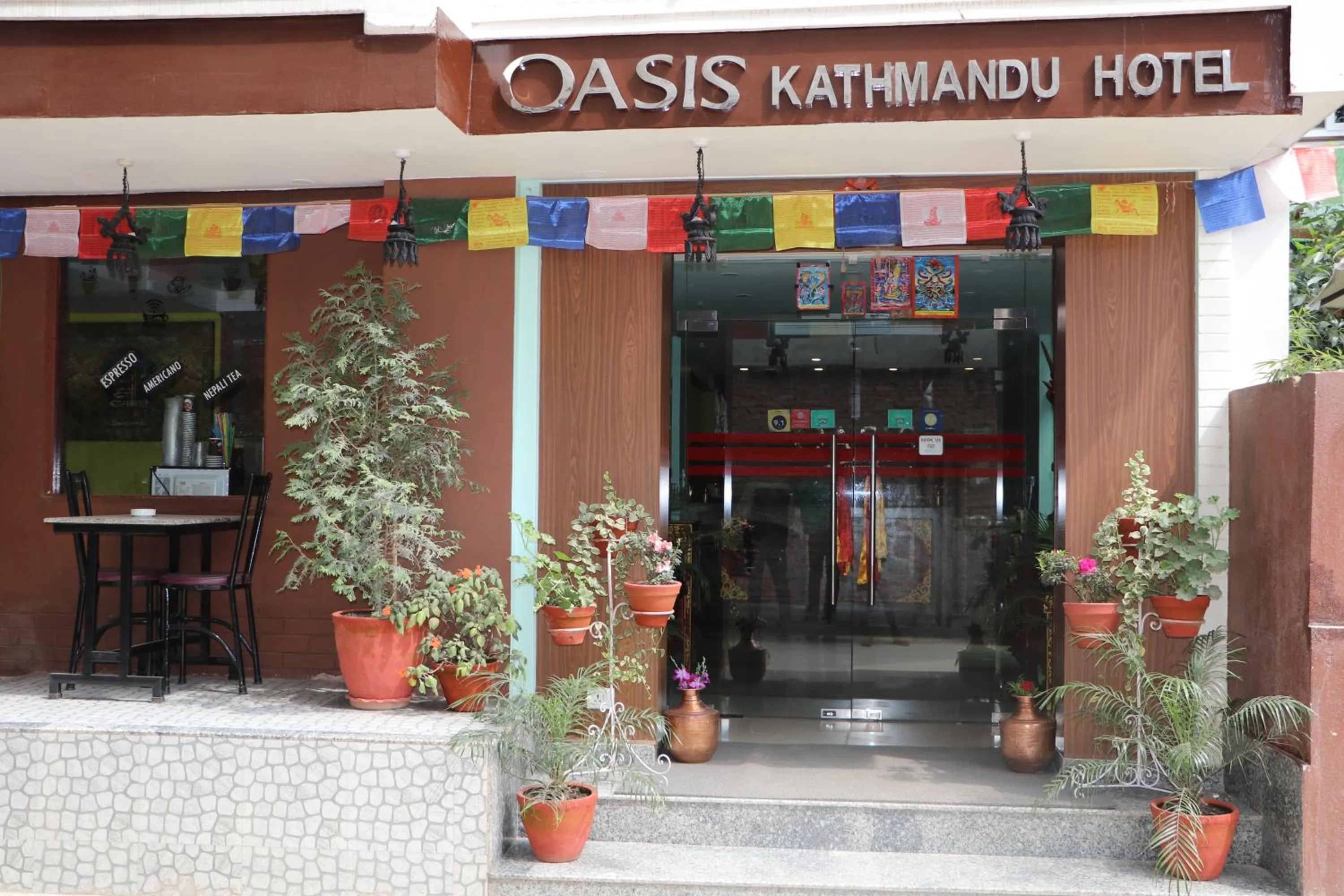 Property building in Oasis Kathmandu Hotel