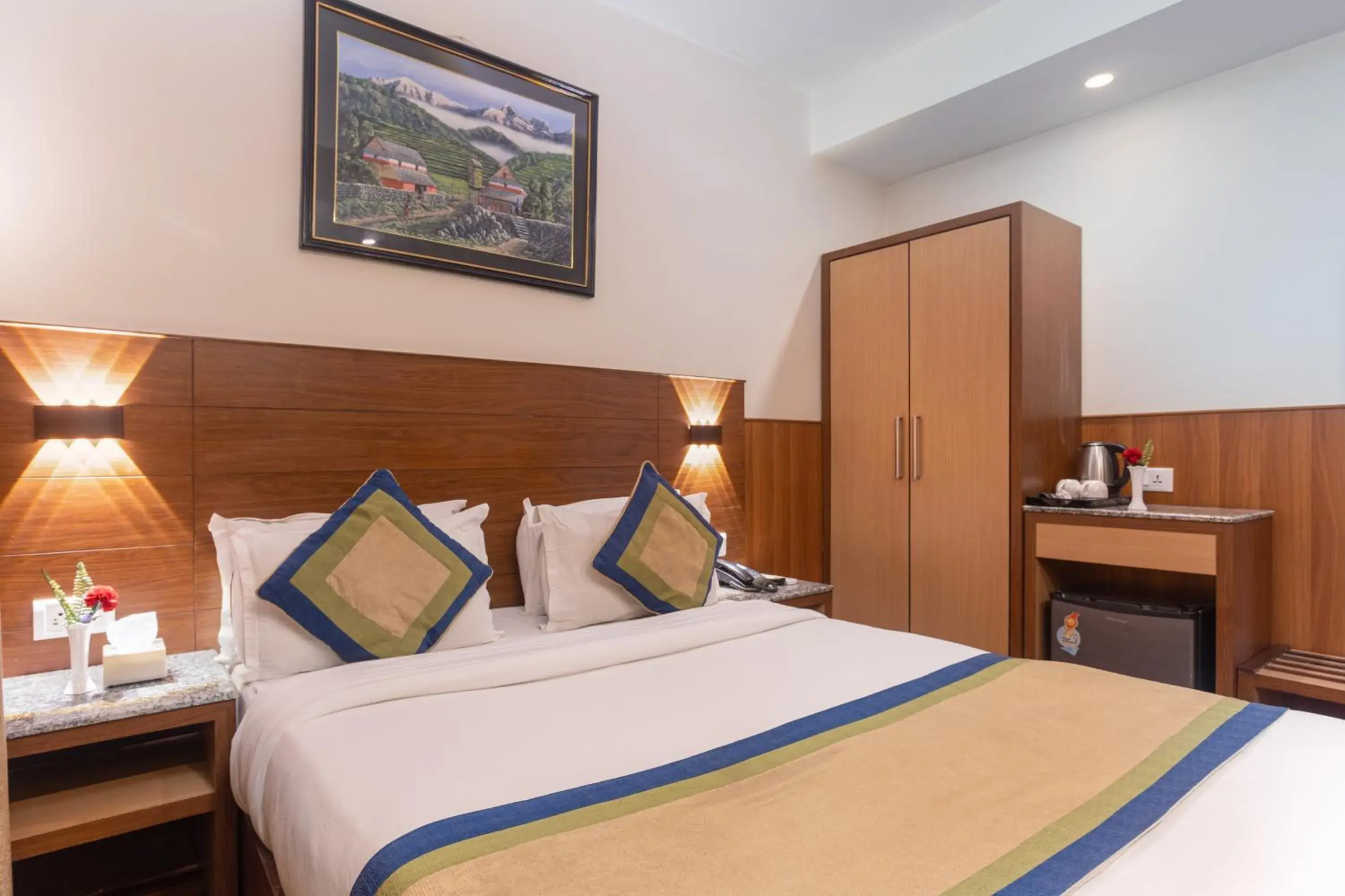 Deluxe Double Room - Free Airport Pickup in Oasis Kathmandu Hotel Deluxe Double Room - Free Airport Pickup in Oasis Kathmandu Hotel