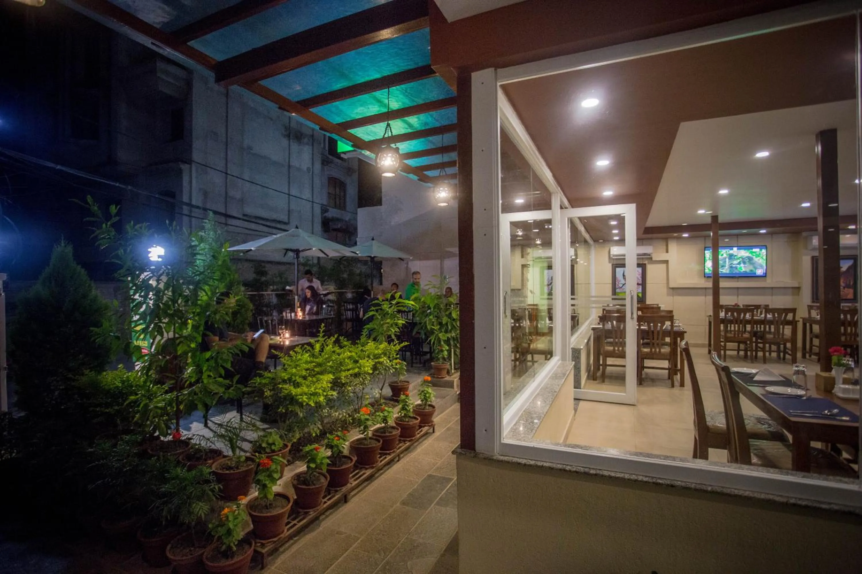 Balcony/Terrace in Oasis Kathmandu Hotel