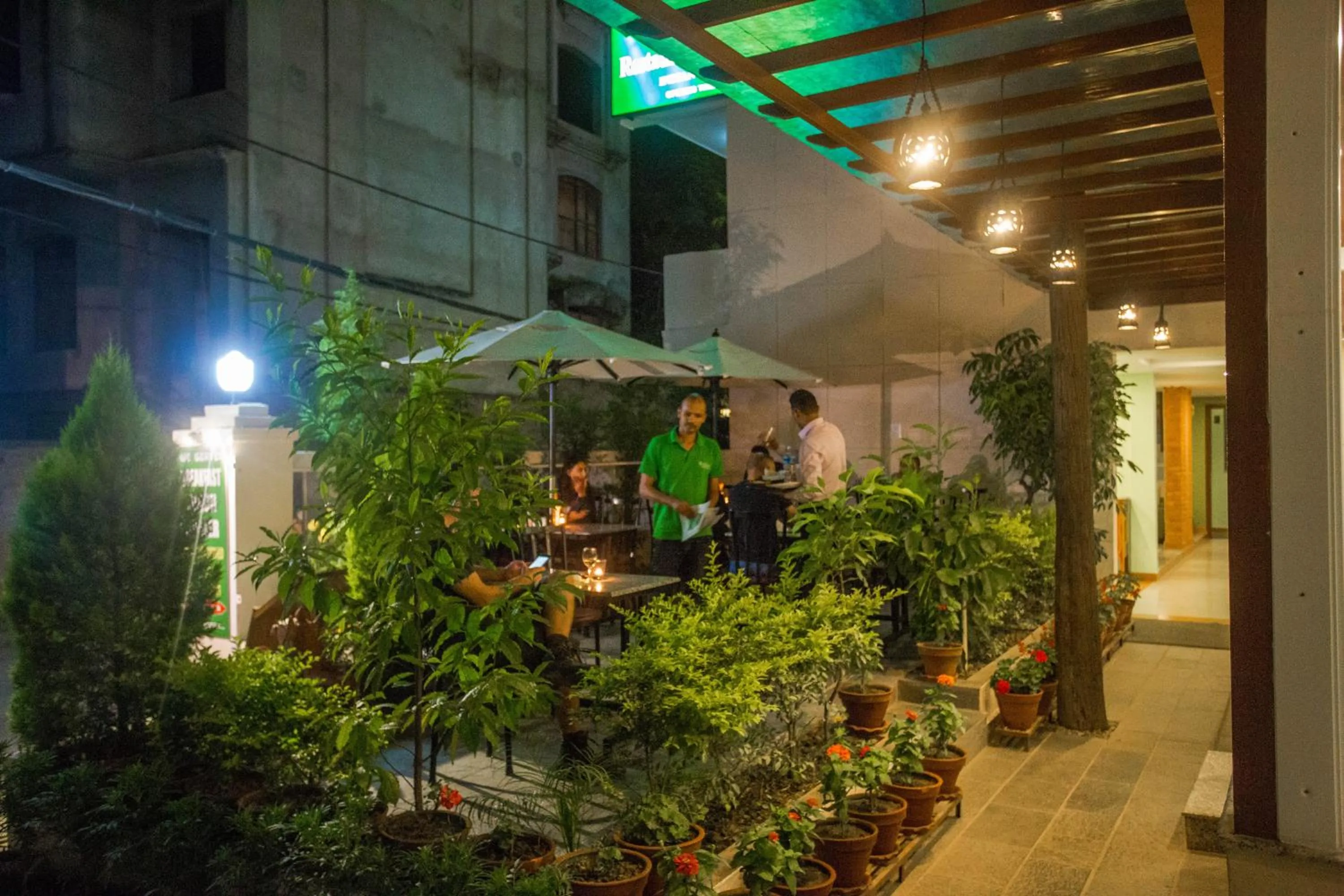 Garden in Oasis Kathmandu Hotel