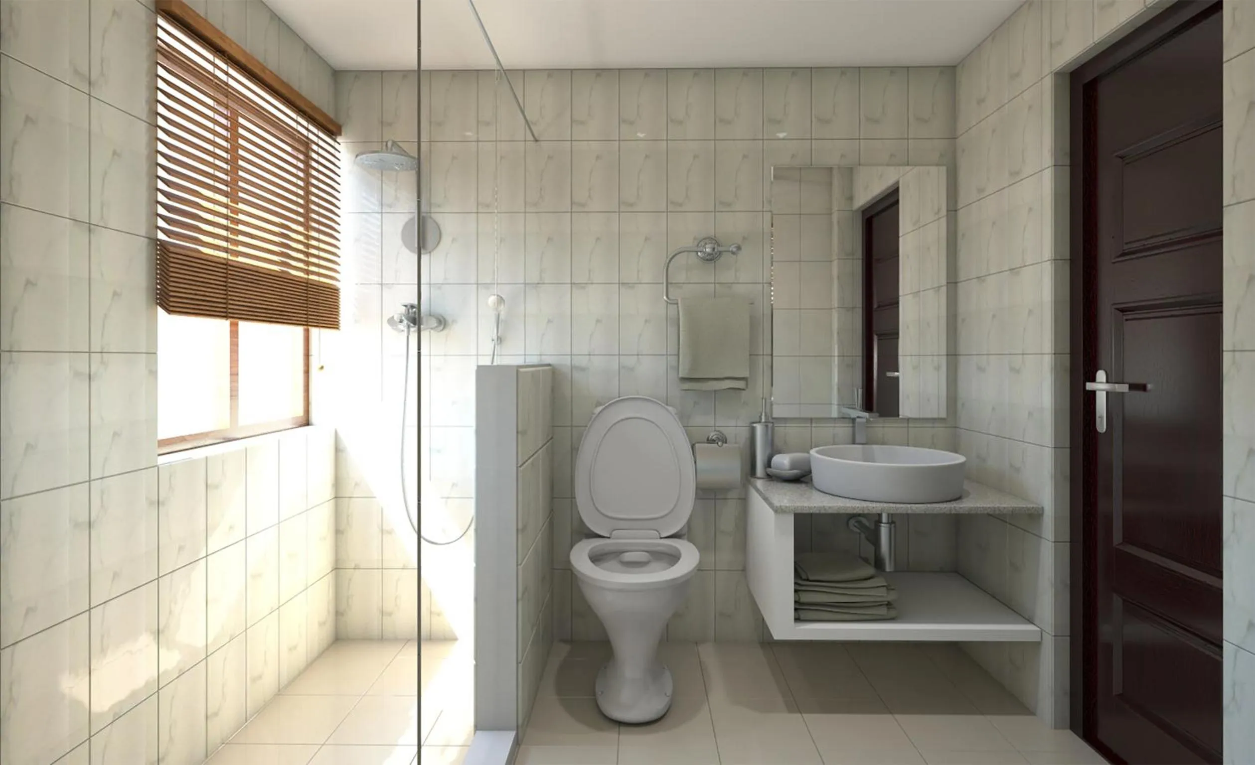 Shower in Oasis Kathmandu Hotel