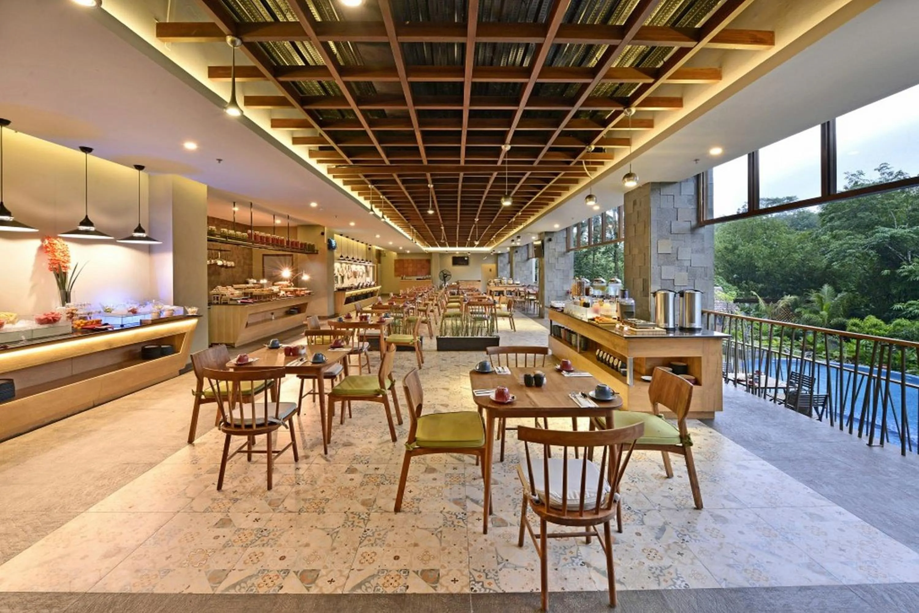 Breakfast in Famvida Hotel Lubuklinggau