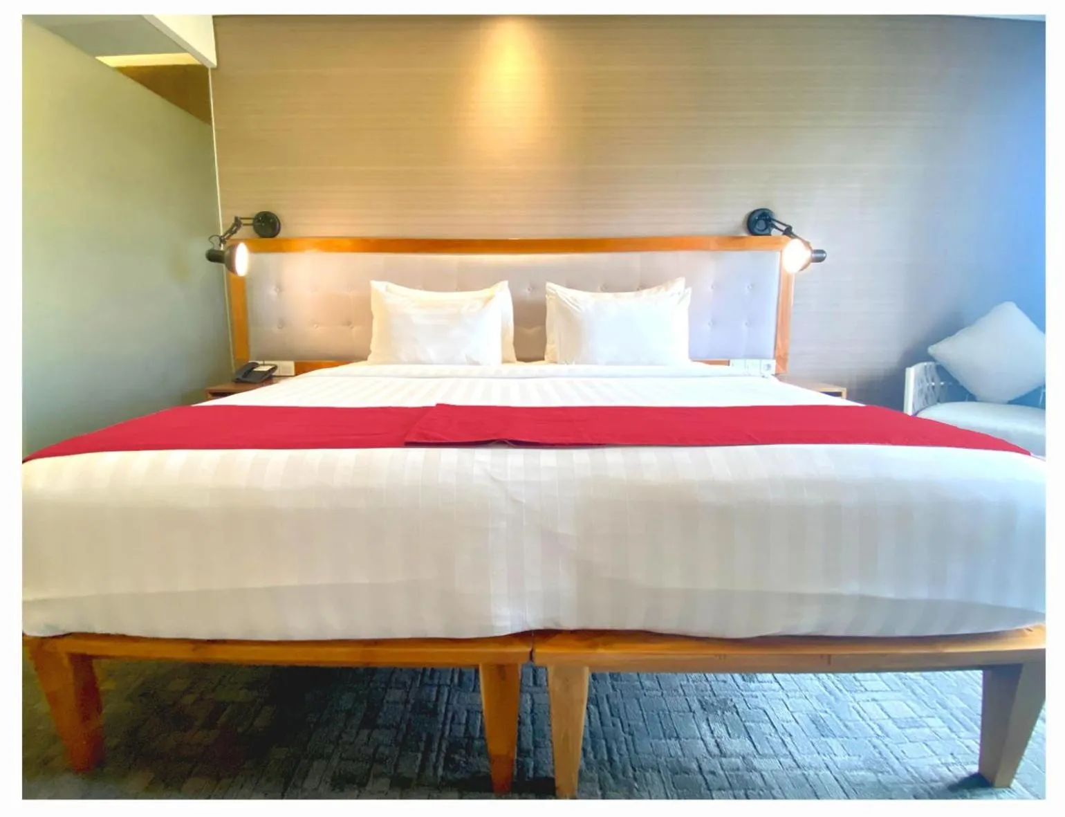 Bed in Famvida Hotel Lubuklinggau