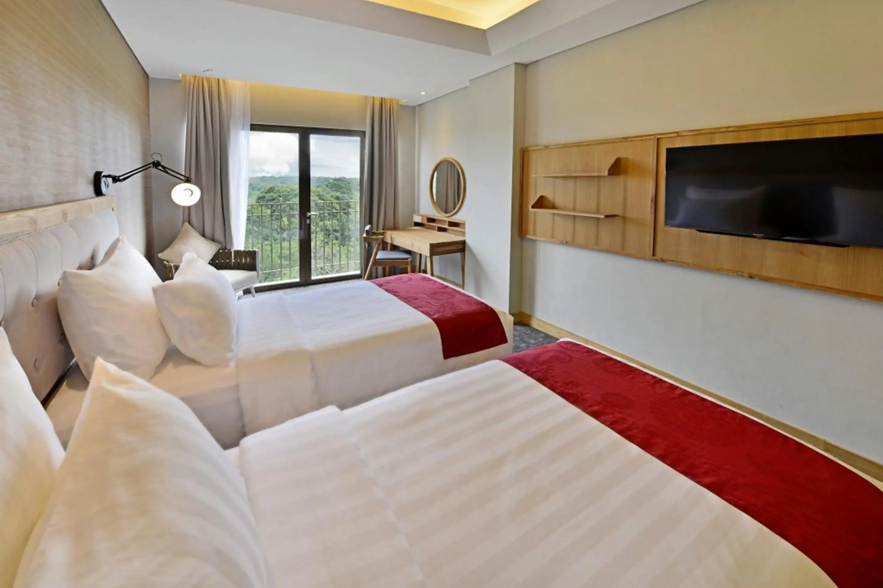 Bed in Famvida Hotel Lubuklinggau Bed in Famvida Hotel Lubuklinggau