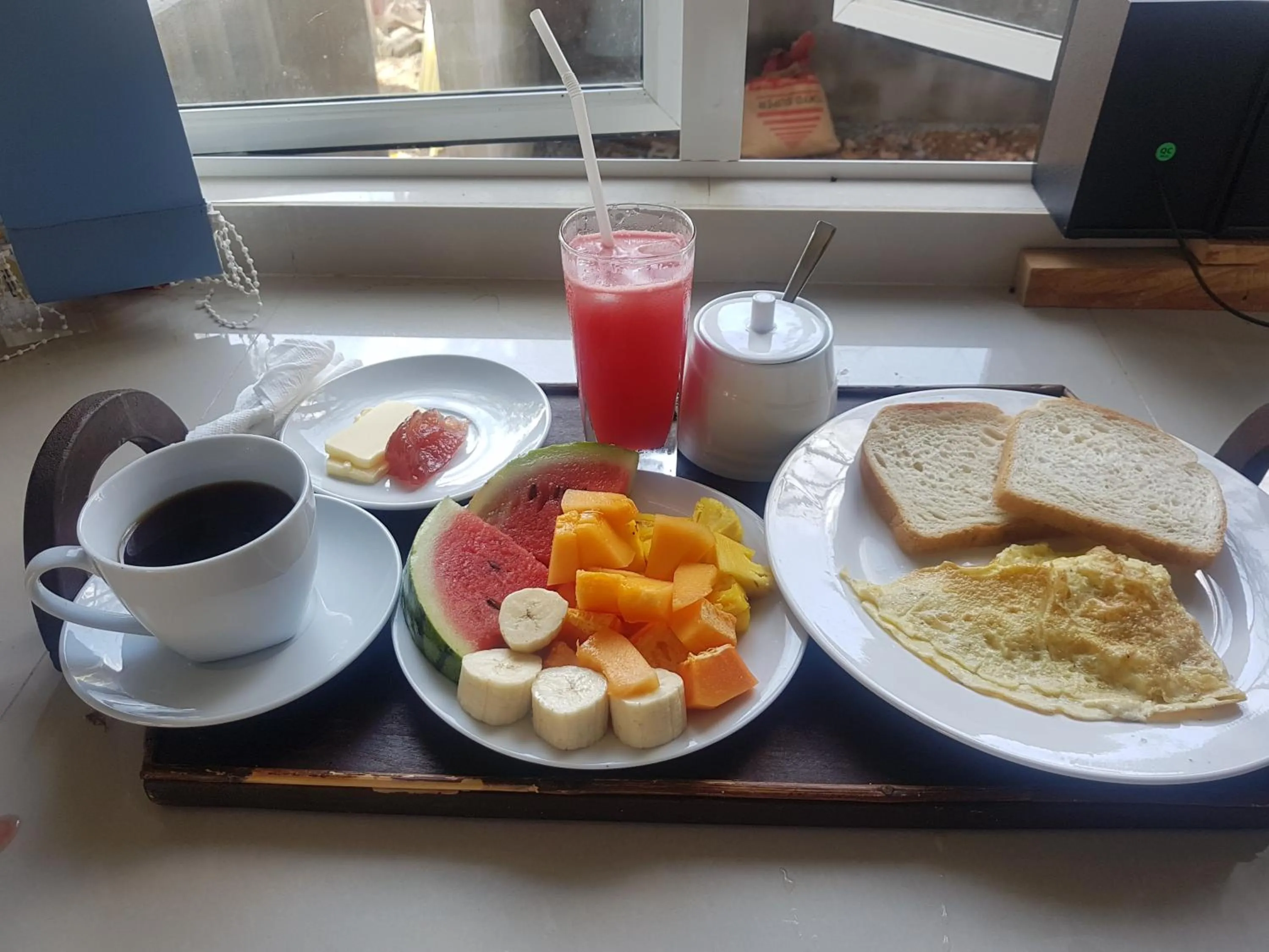 Breakfast in Luna Beach Hotel