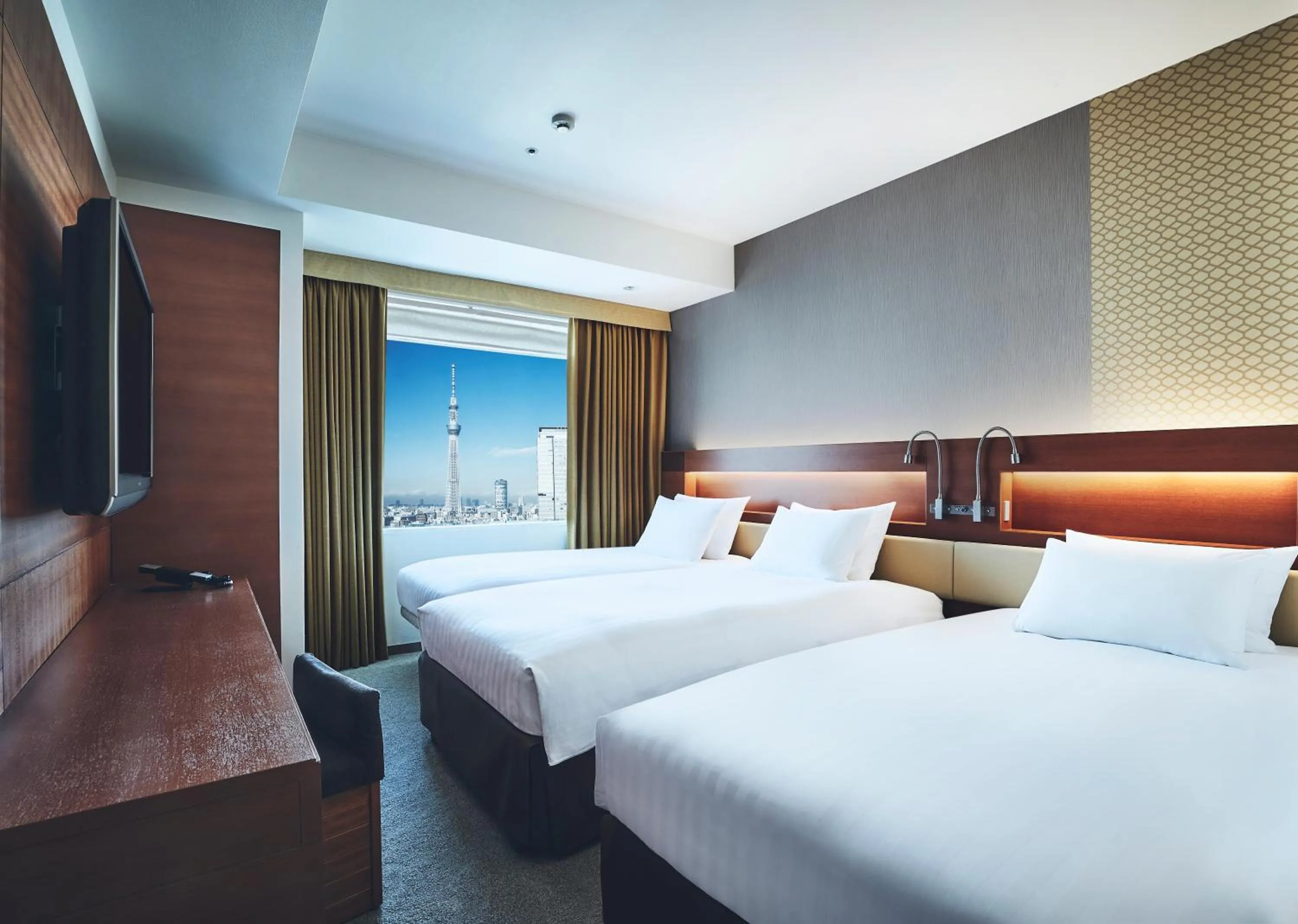 Photo of the whole room, Bed in Lotte City Hotel Kinshicho