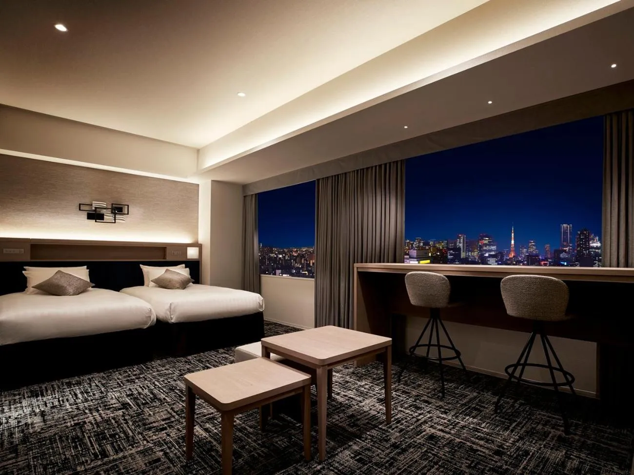 Photo of the whole room, Bed in Lotte City Hotel Kinshicho