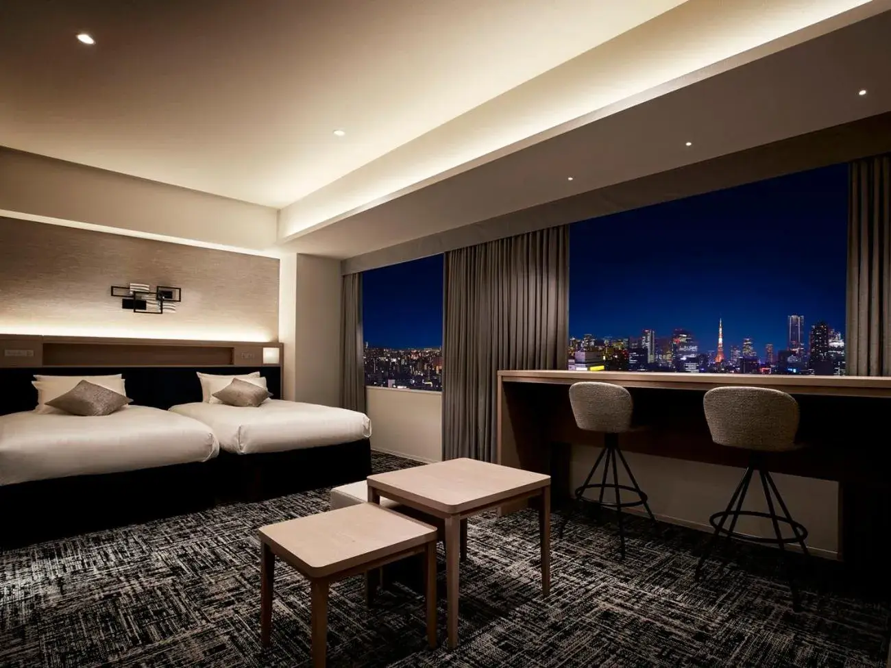 Premium Deluxe Corner Twin Room - Non-Smoking in Lotte City Hotel Kinshicho Premium Deluxe Corner Twin Room - Non-Smoking in Lotte City Hotel Kinshicho