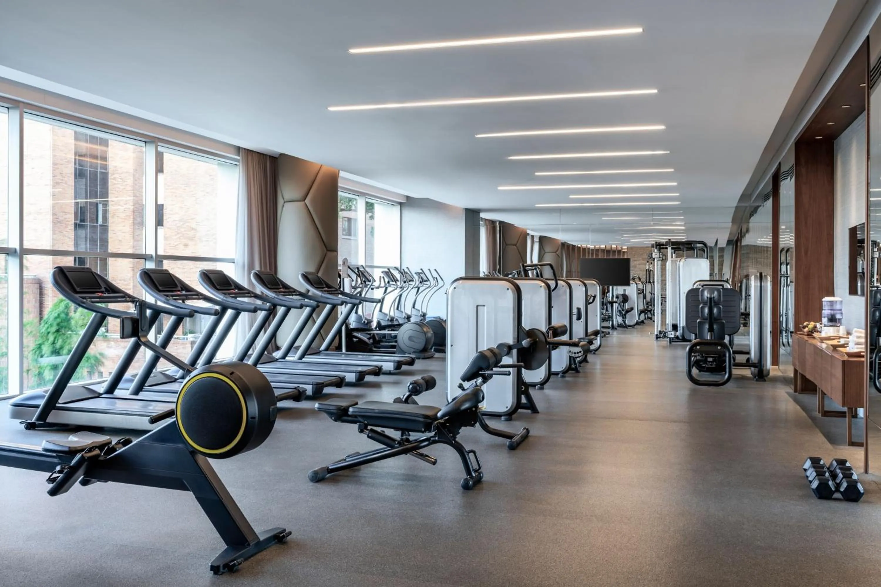 Fitness centre/facilities in Medellin Marriott Hotel