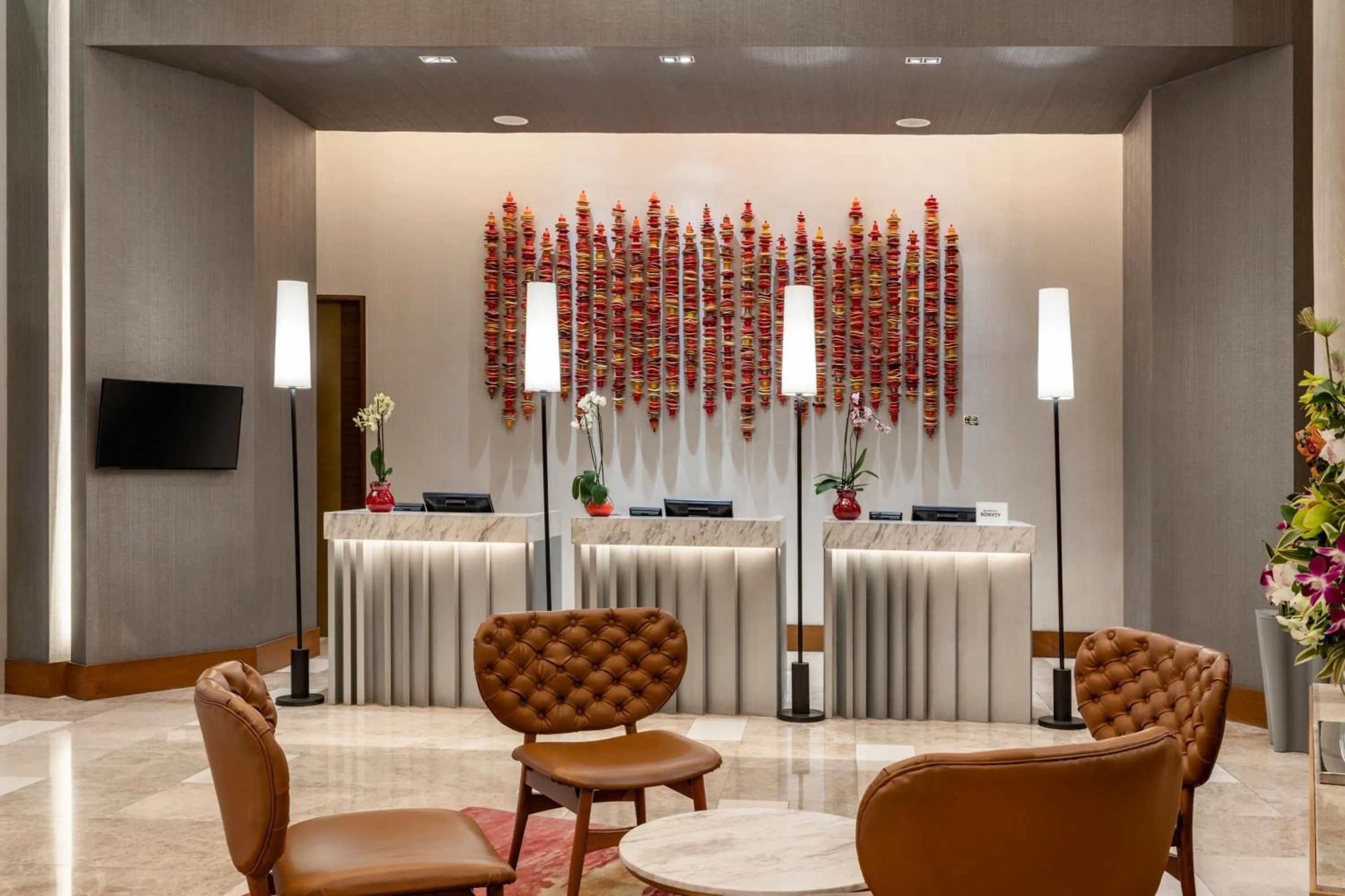 Lobby or reception in Medellin Marriott Hotel