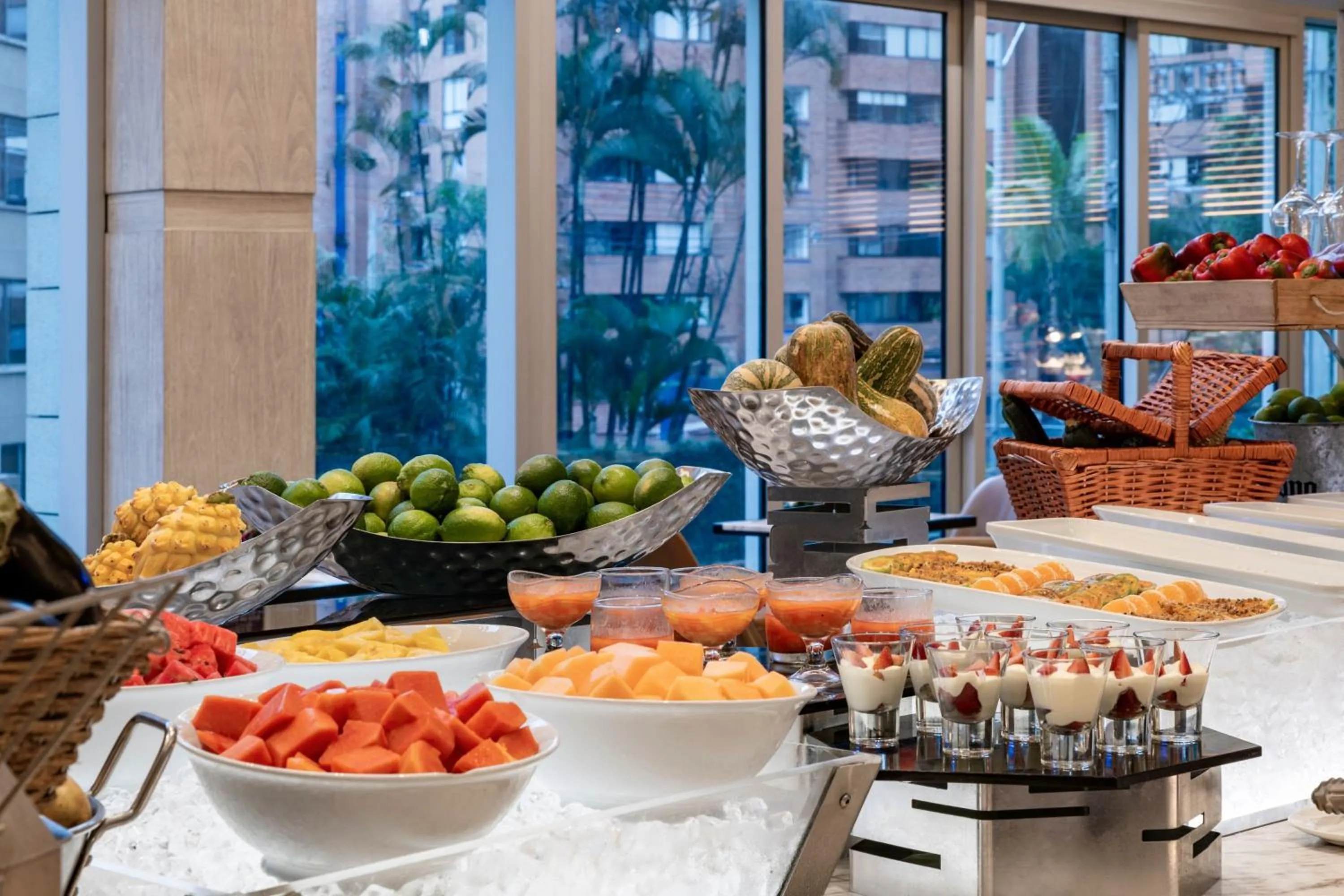 Breakfast in Medellin Marriott Hotel