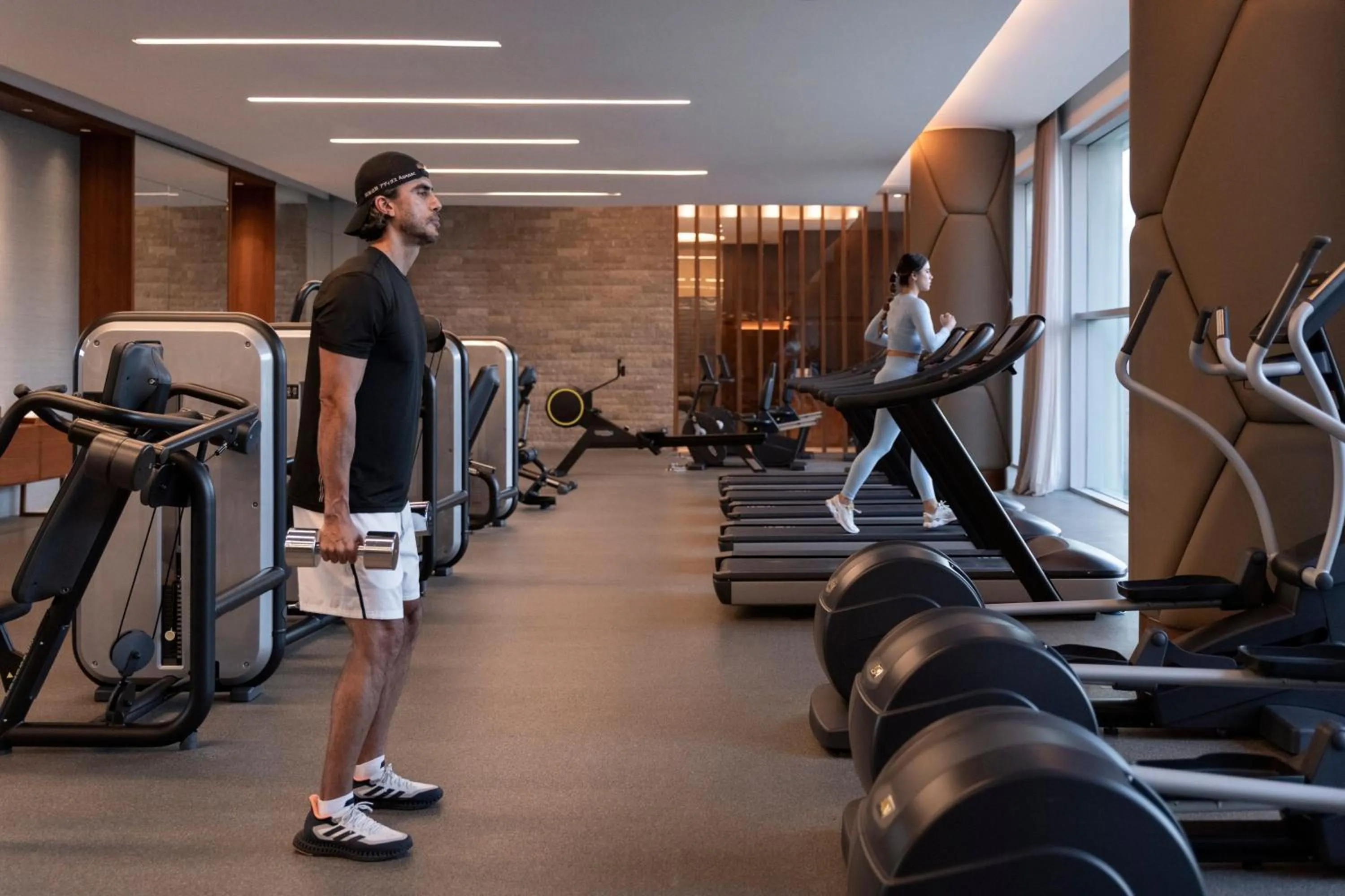 Fitness centre/facilities in Medellin Marriott Hotel