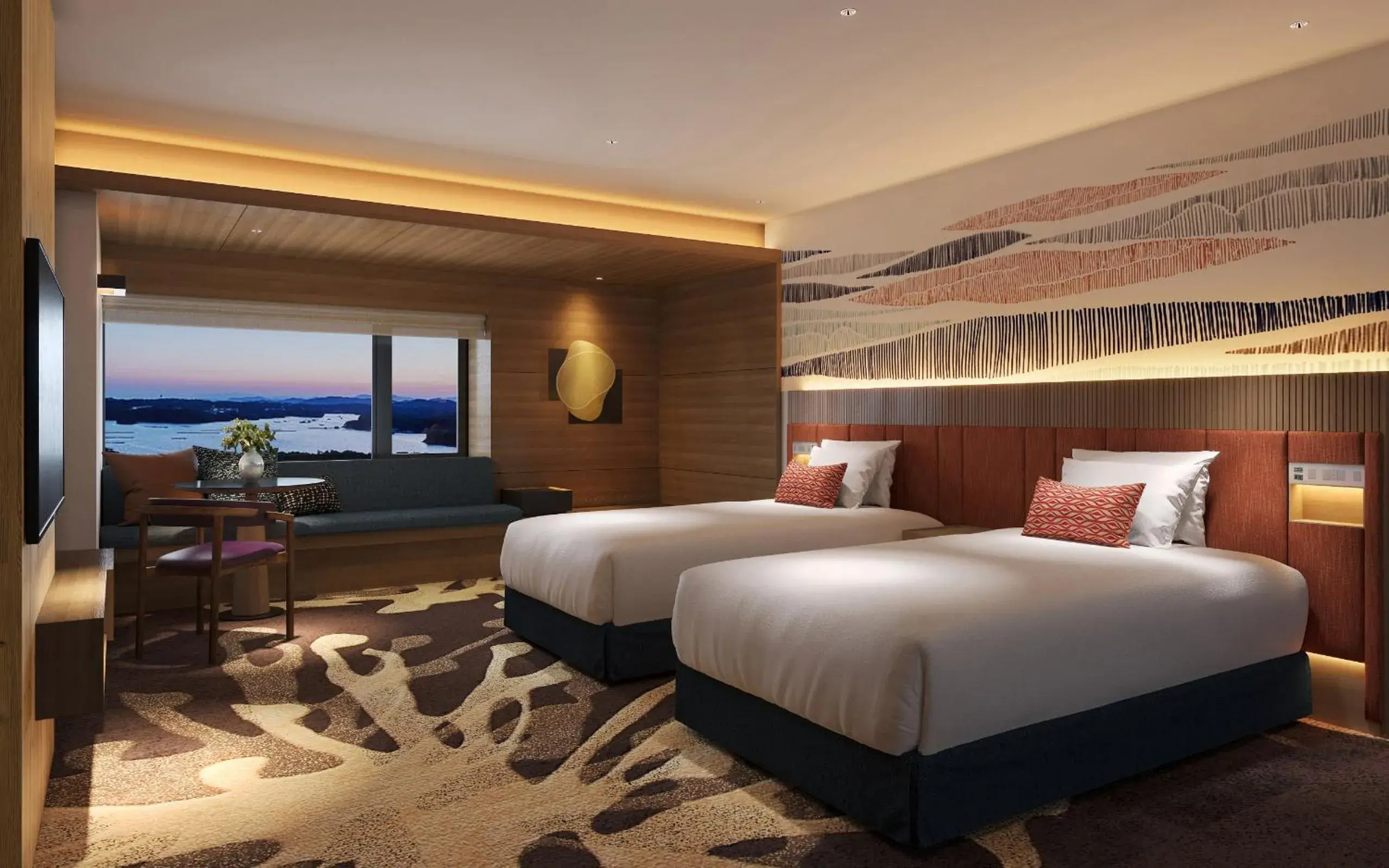 Premium Twin Room - single occupancy - Non-Smoking (5th Floor) in Shima Kanko Hotel The Classic Premium Twin Room - single occupancy - Non-Smoking (5th Floor) in Shima Kanko Hotel The Classic