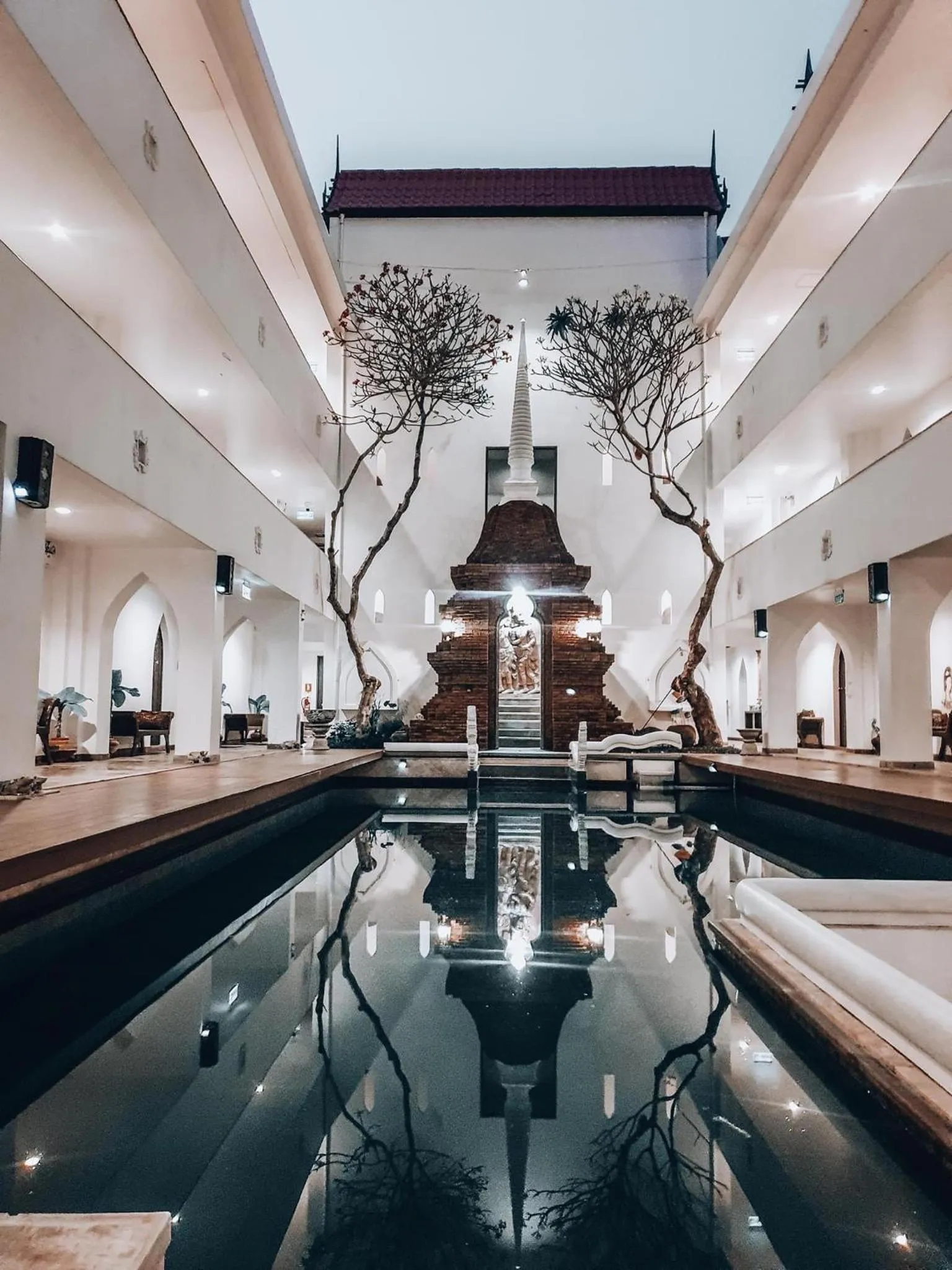 Pool view in Gudi Boutique Hotel