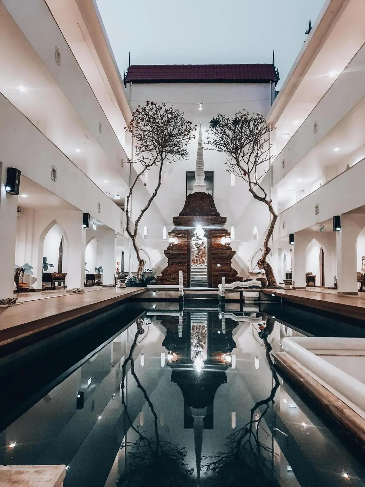 Pool view in Gudi Boutique Hotel Pool view in Gudi Boutique Hotel