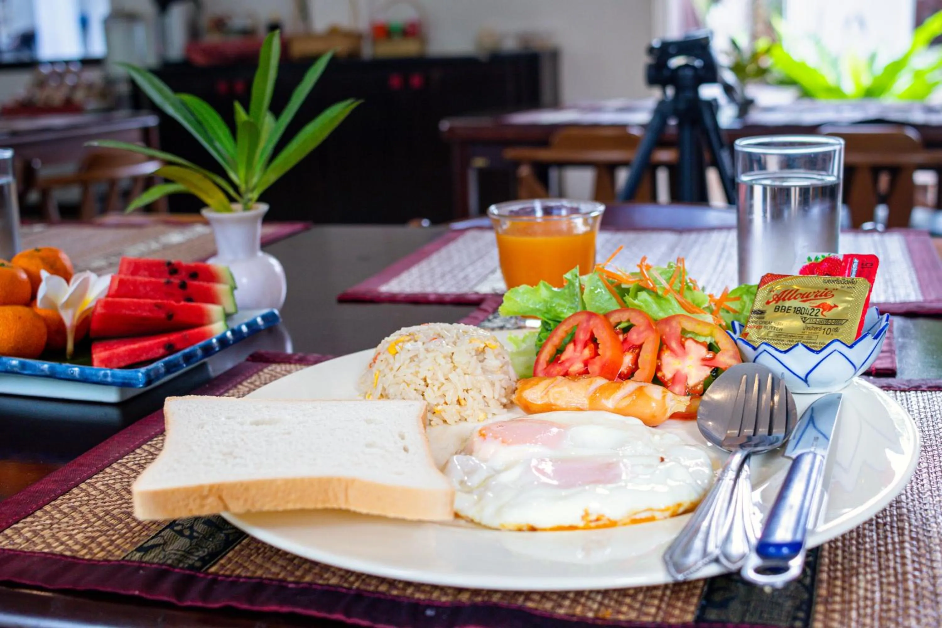 Food and drinks in Gudi Boutique Hotel