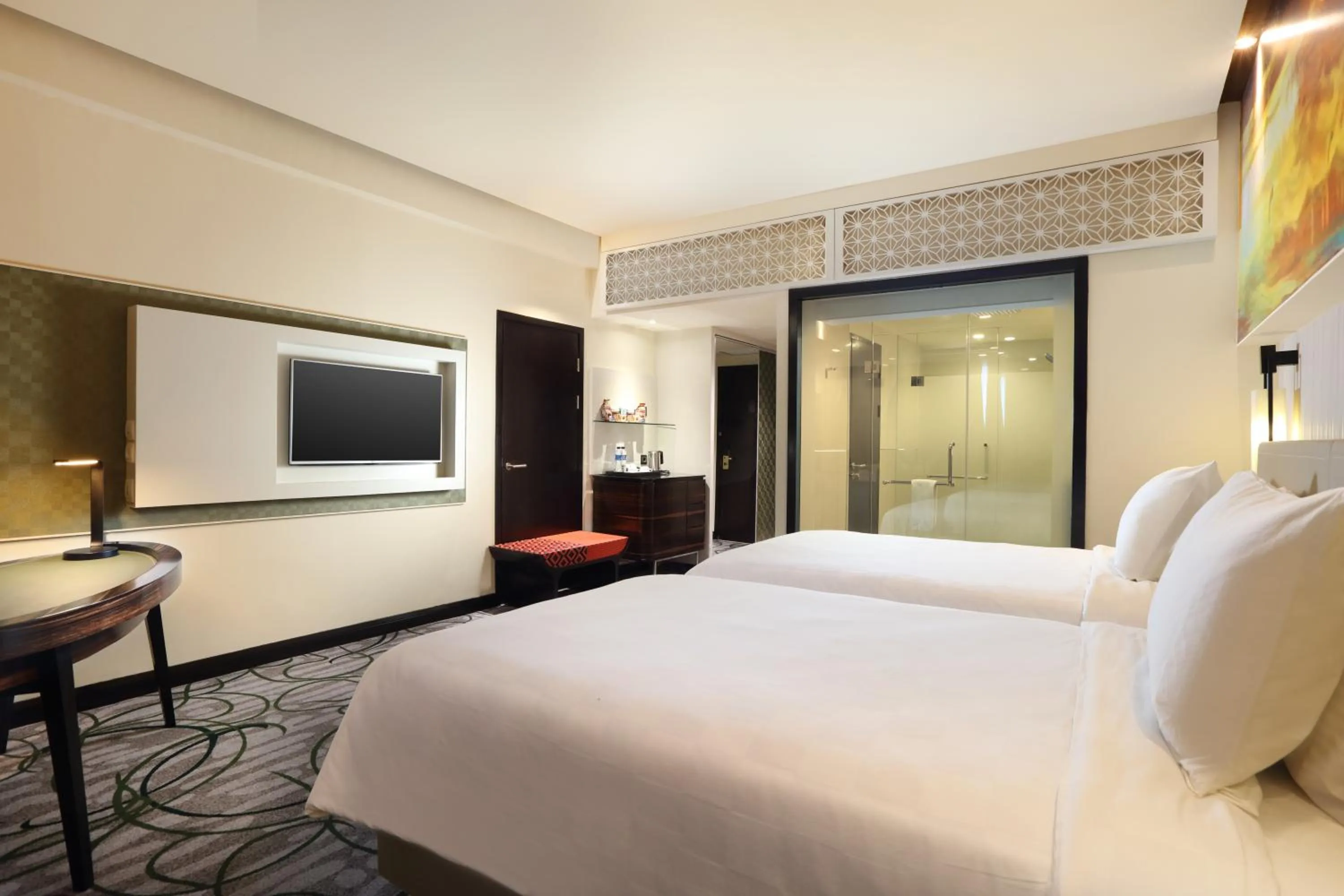 Photo of the whole room, Bed in Grand Mercure Medan Angkasa