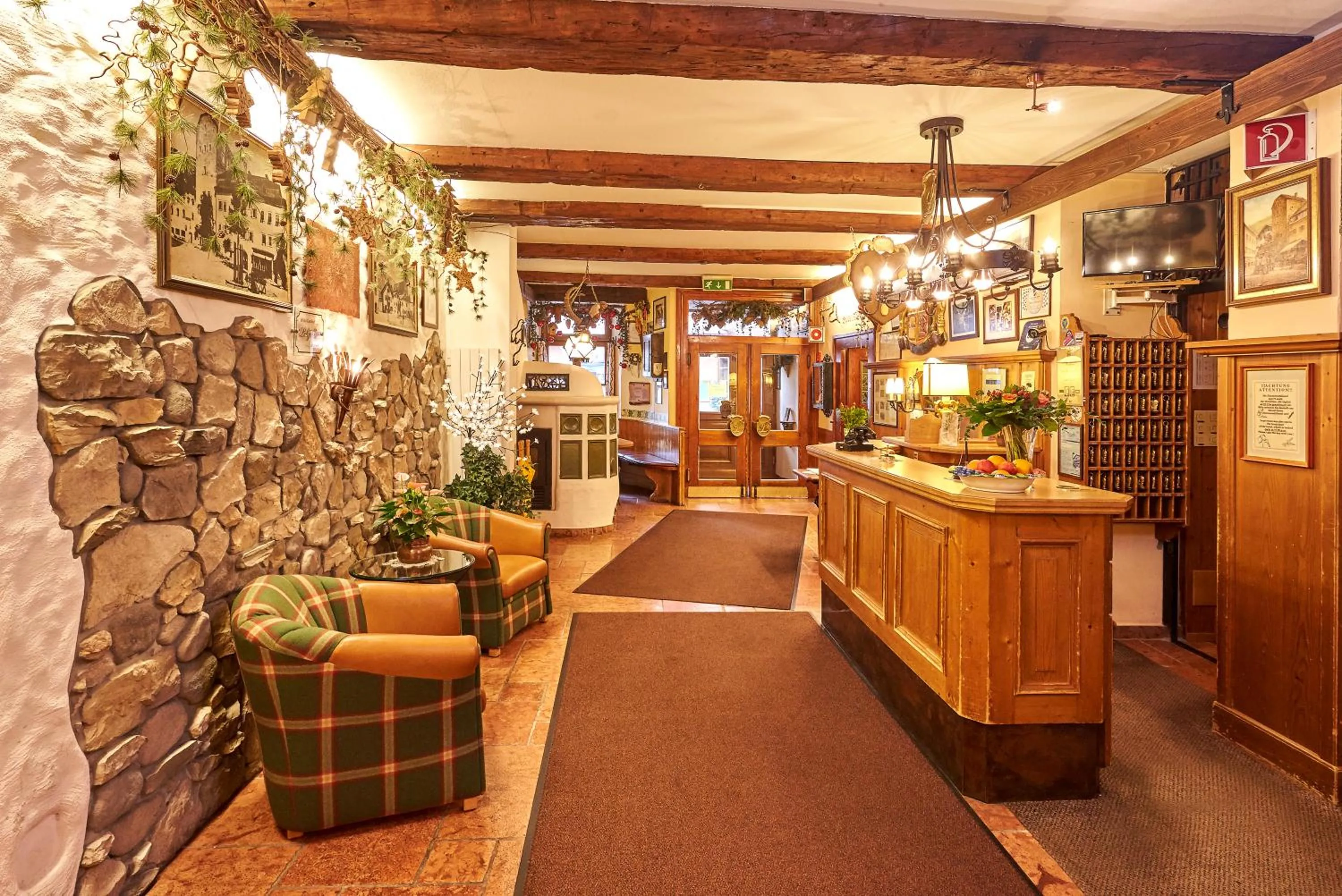Lobby or reception in Hotel Lebzelter
