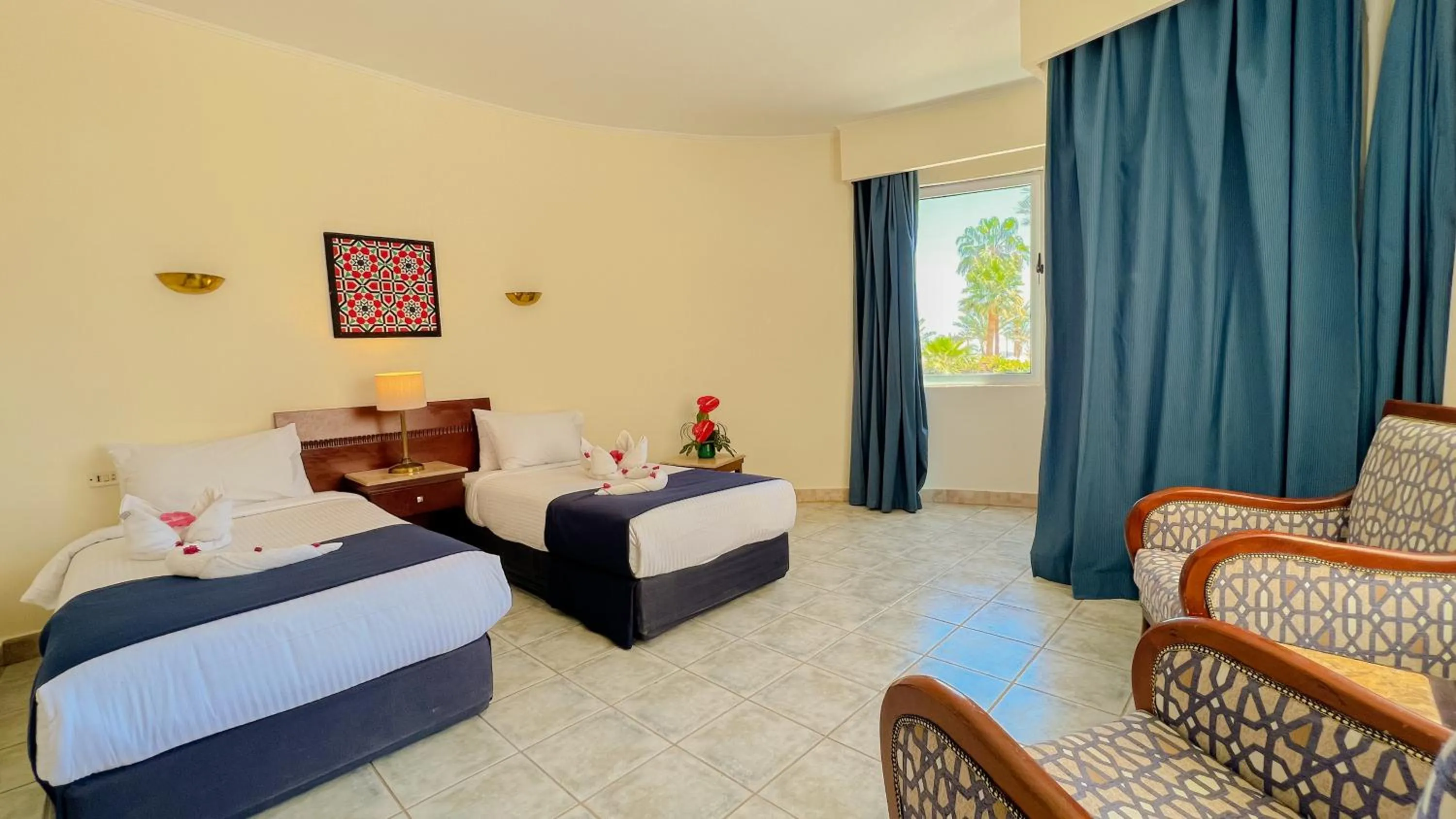 Photo of the whole room, Bed in Sharm Reef Hotel