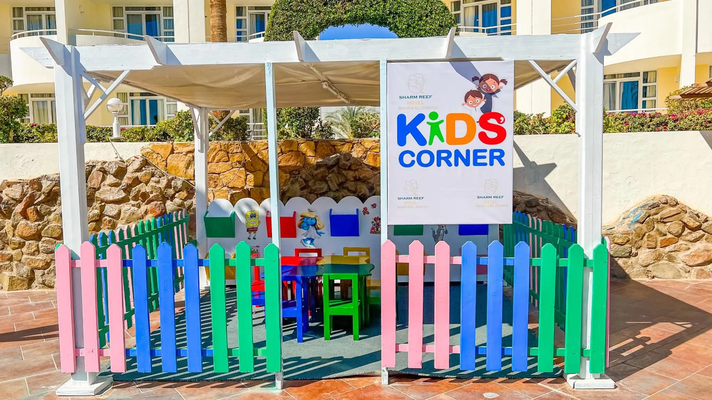 children in Sharm Reef Hotel
