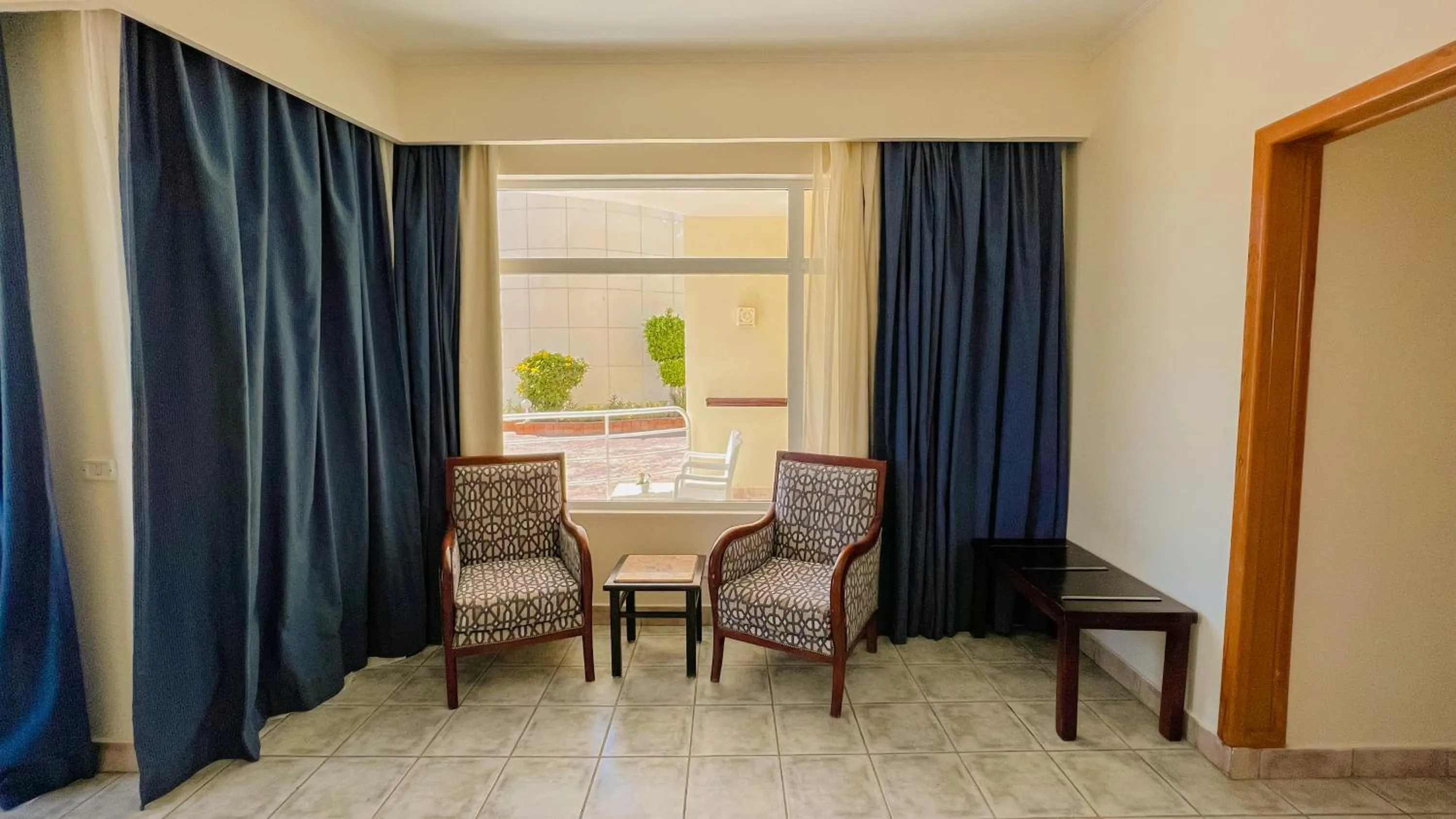 Seating area in Sharm Reef Hotel