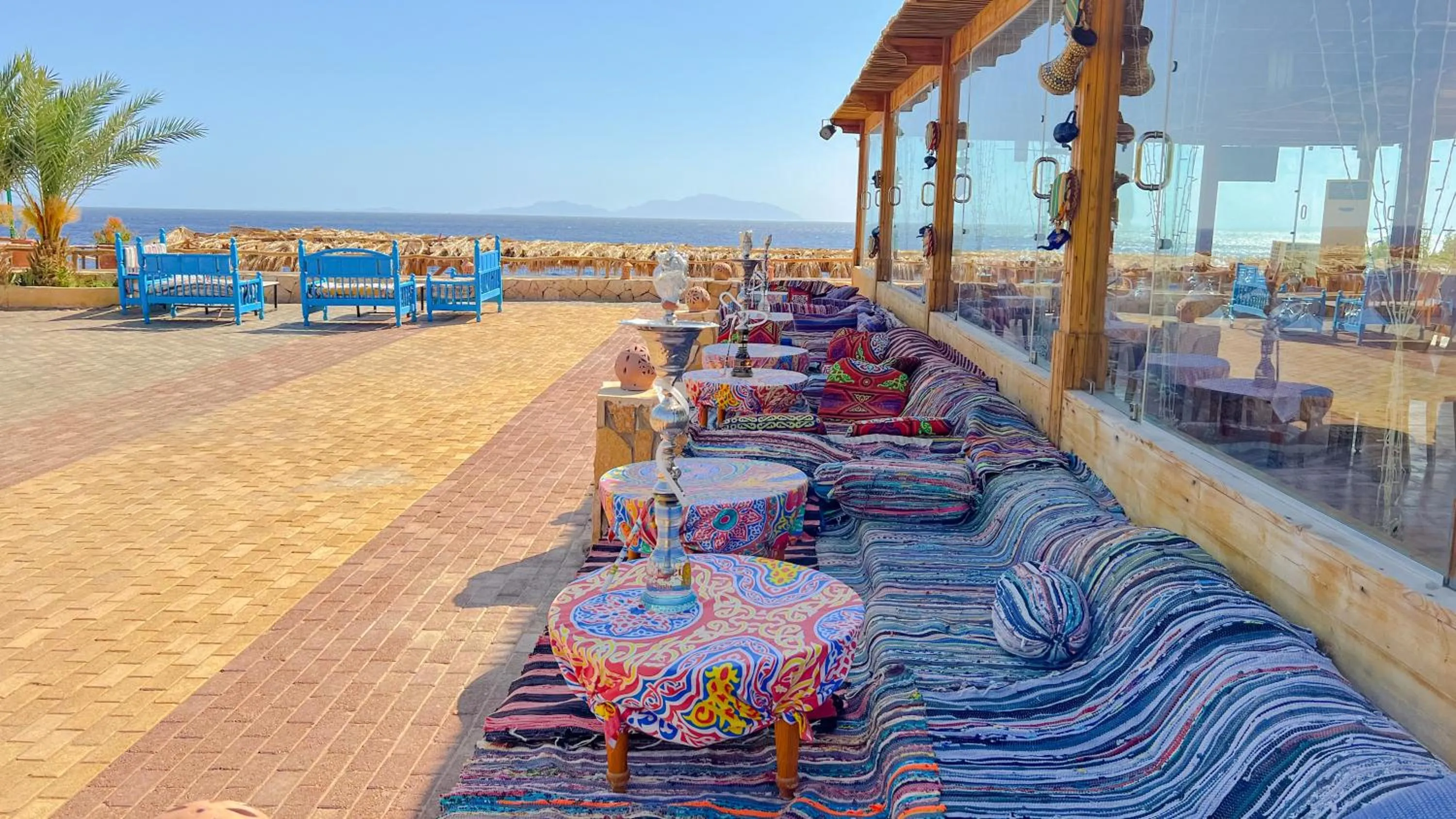 Seating area in Sharm Reef Hotel
