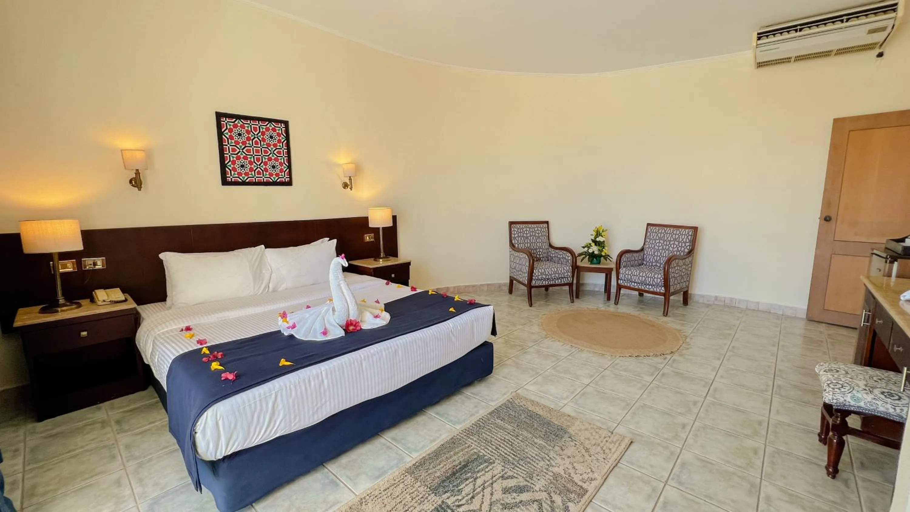 Bed in Sharm Reef Hotel