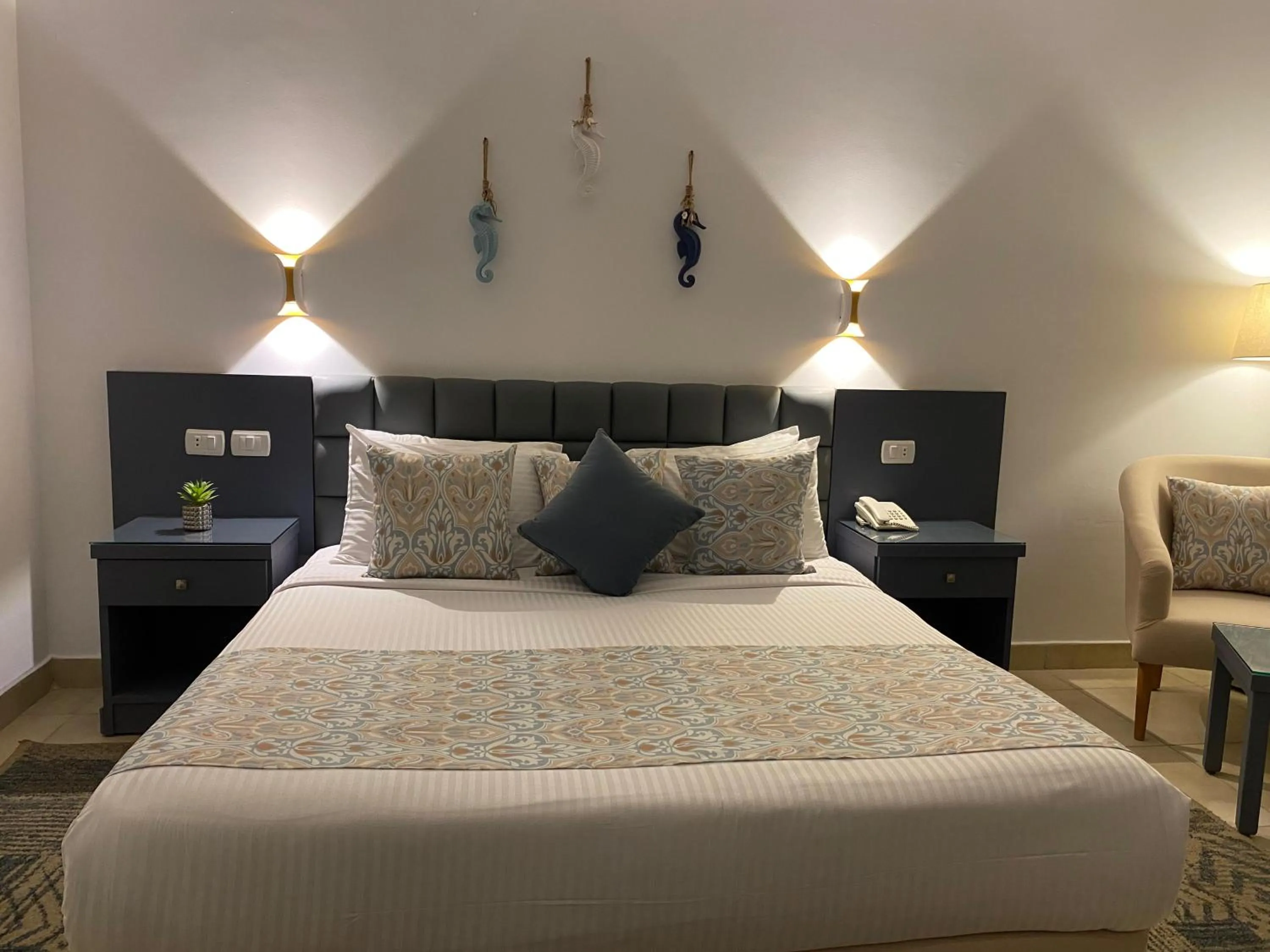 Bedroom, Bed in Sharm Reef Hotel