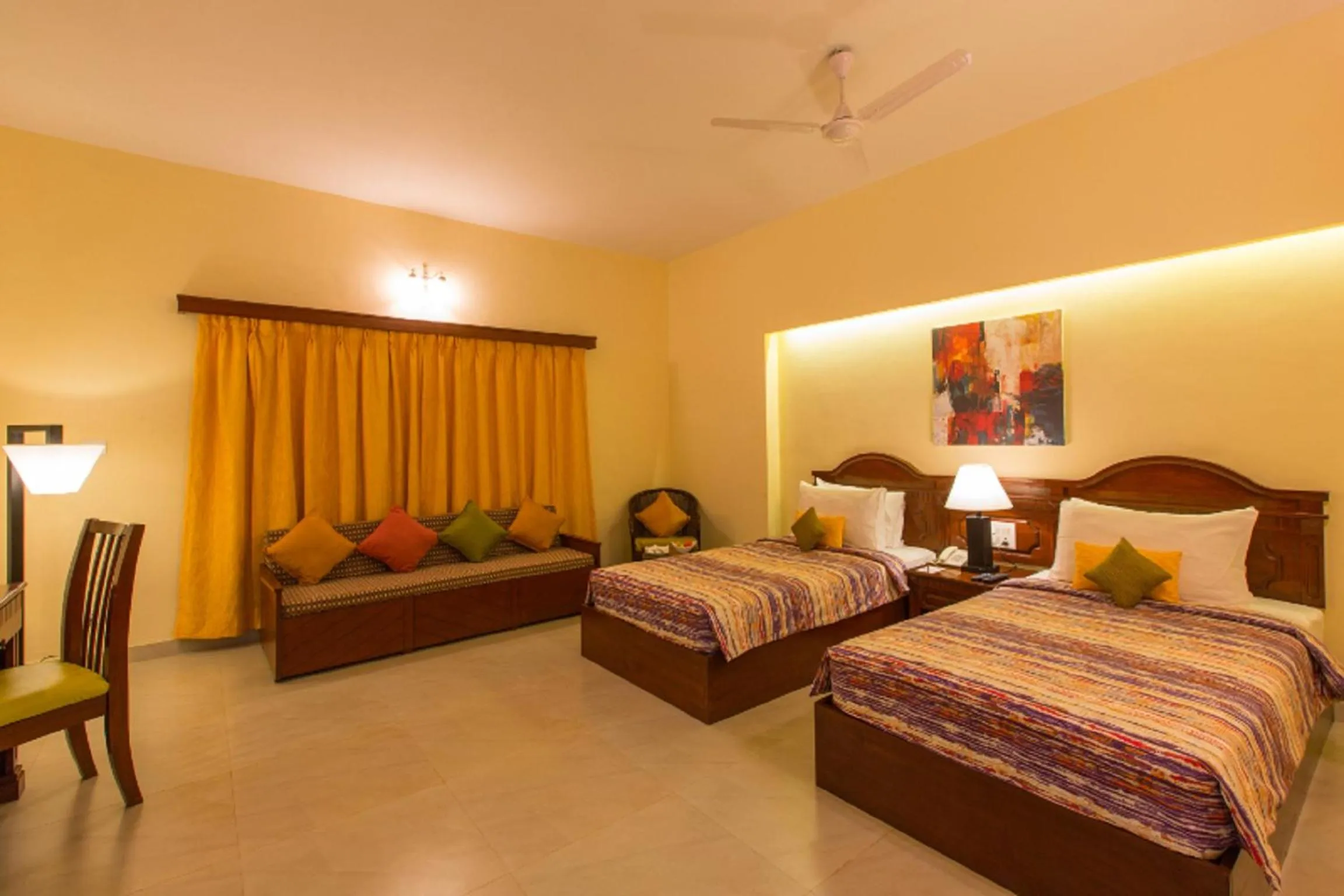Bedroom, Bed in Viva Hotel Near Madgaon Railway Station