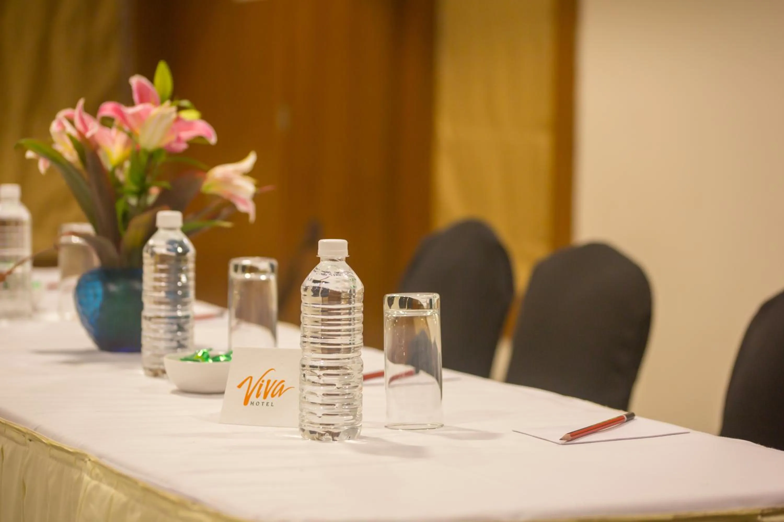 Text overlay in Viva Hotel Near Madgaon Railway Station