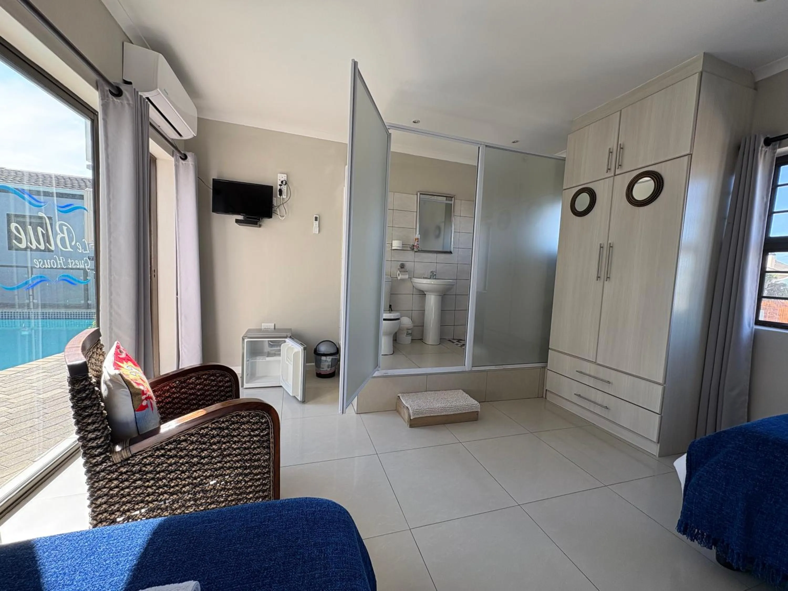 Bedroom in Le Blue Guesthouse