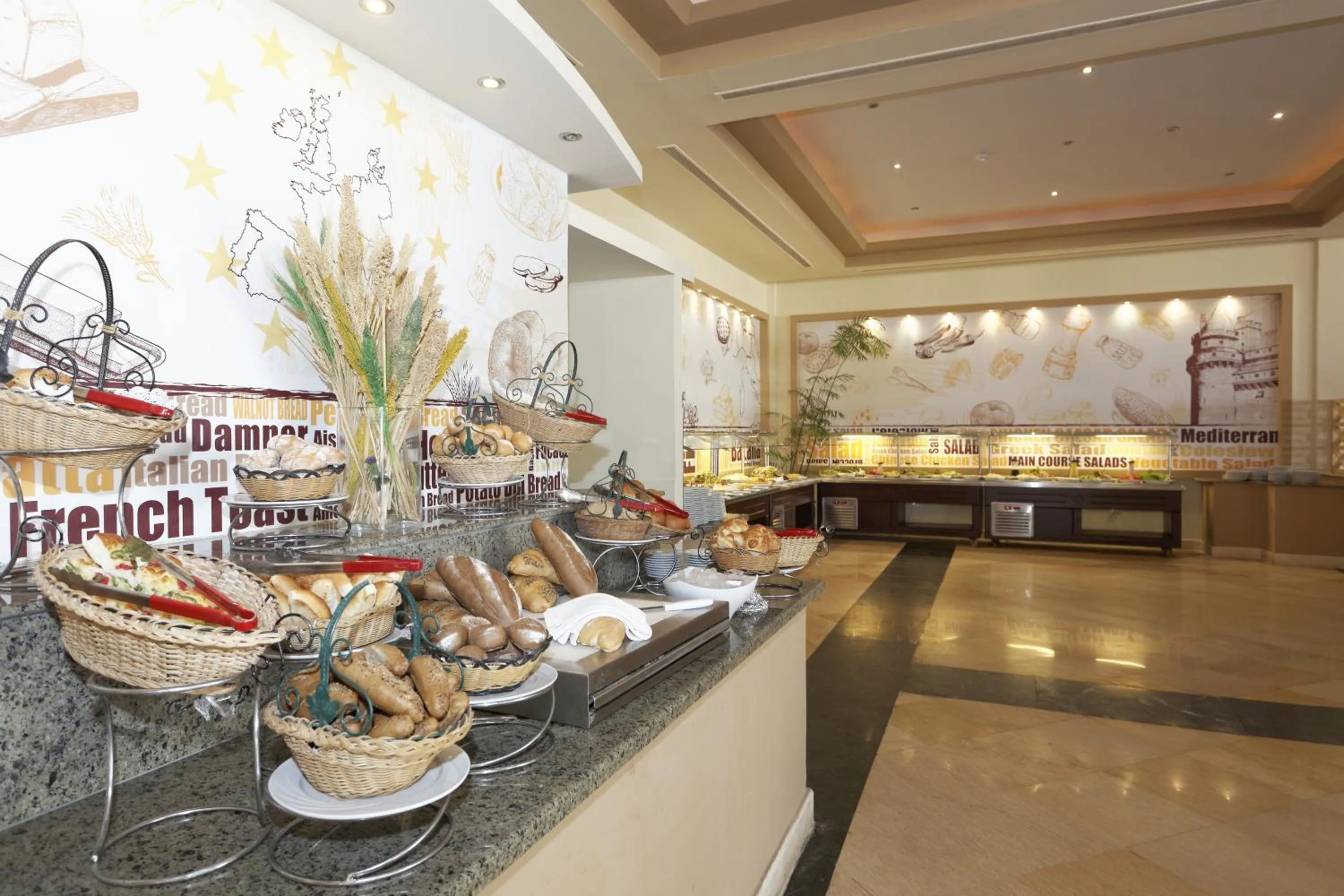 Restaurant/places to eat in Three Corners Sea Beach Resort