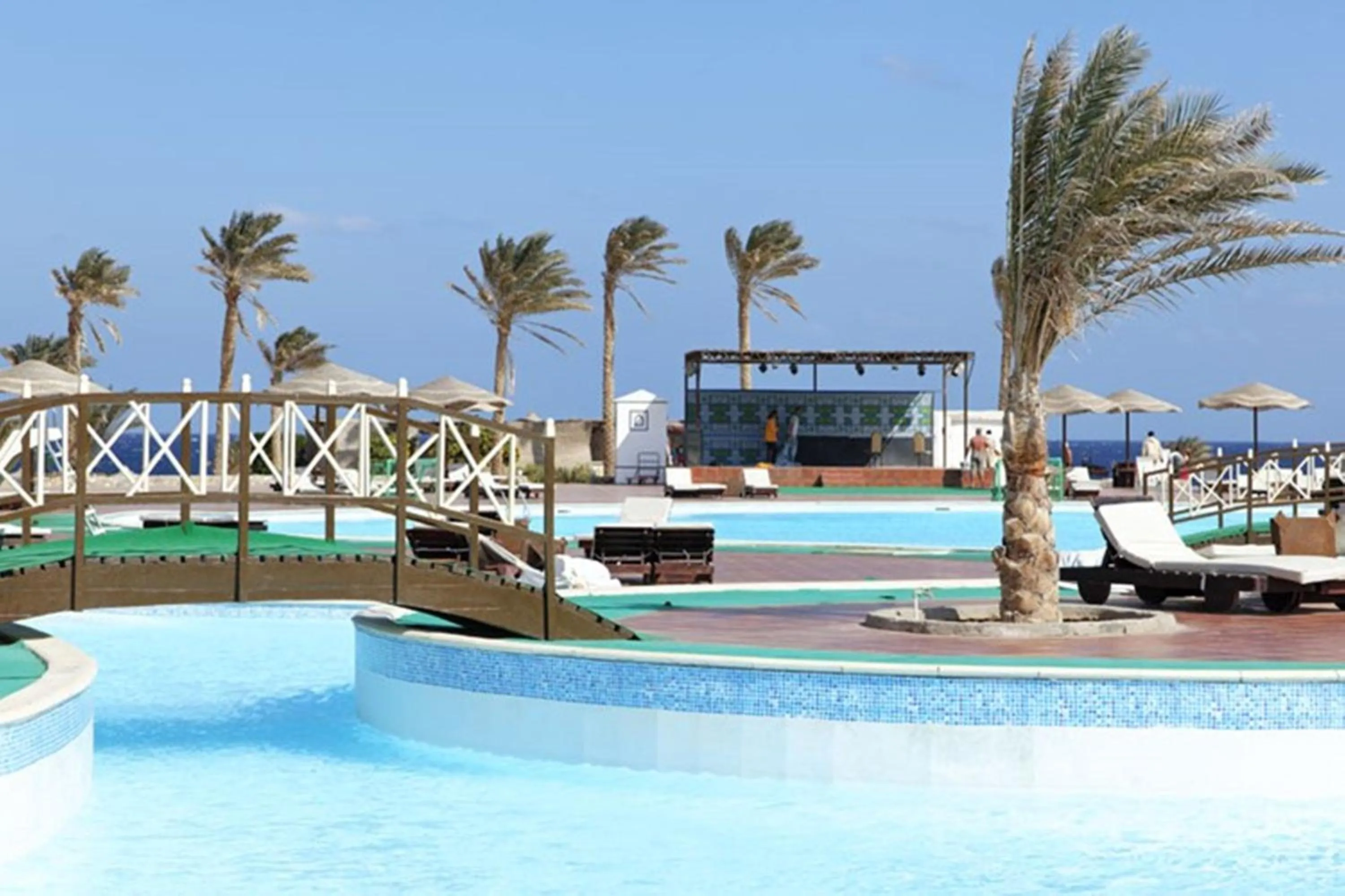 Swimming pool in Three Corners Sea Beach Resort