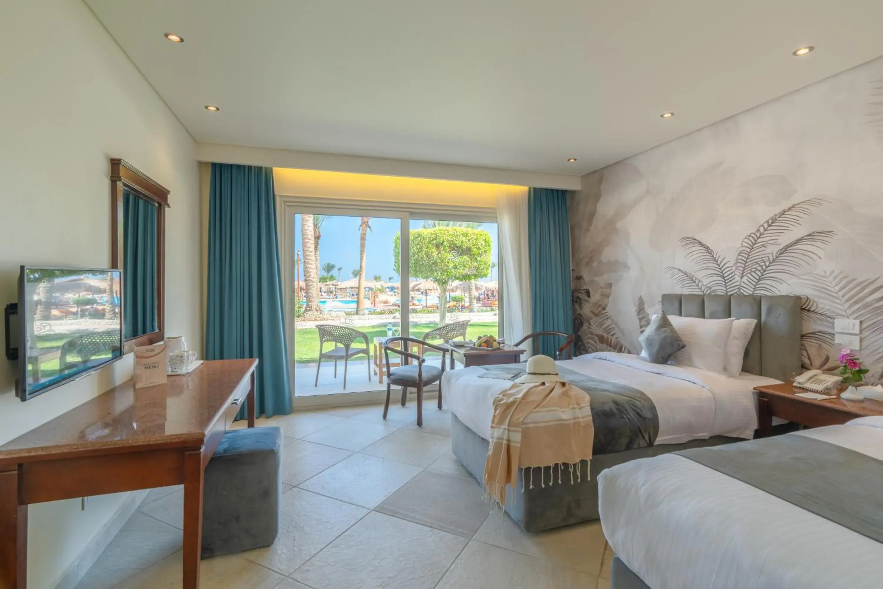 Bedroom, Bed in Three Corners Sea Beach Resort Bedroom, Bed in Three Corners Sea Beach Resort