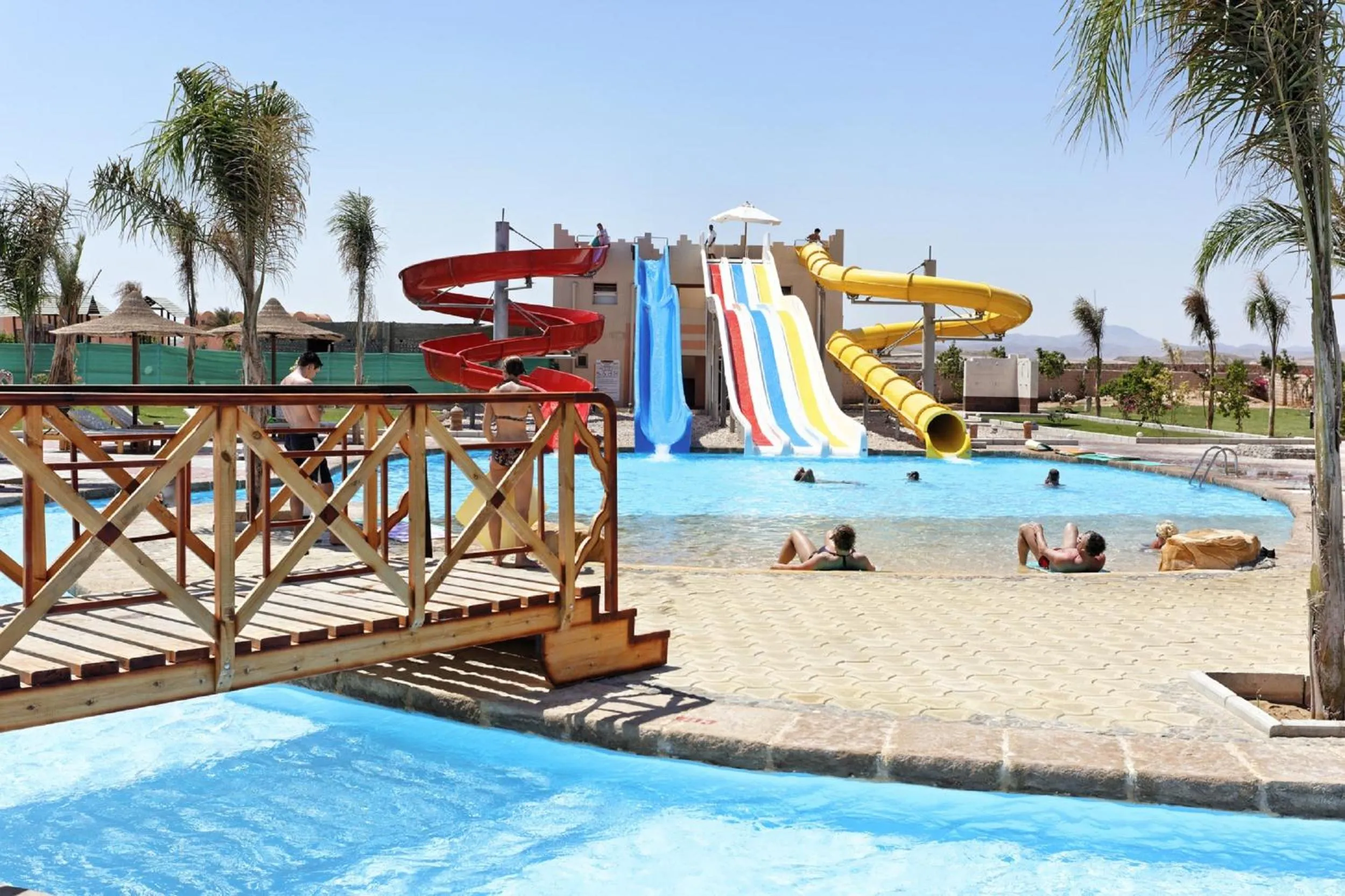 Aqua park in Three Corners Sea Beach Resort