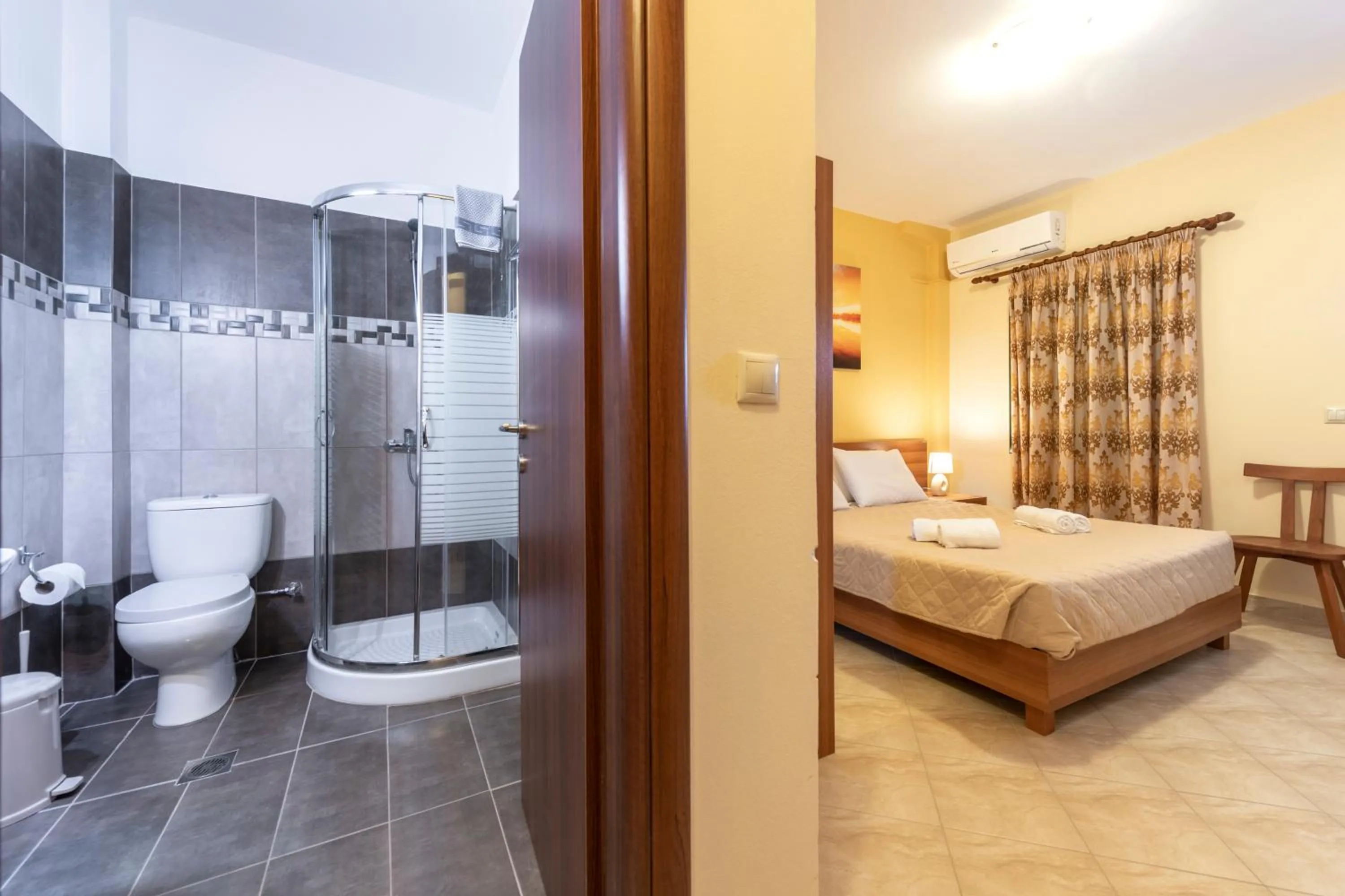 Shower, Bed in Summer Sun