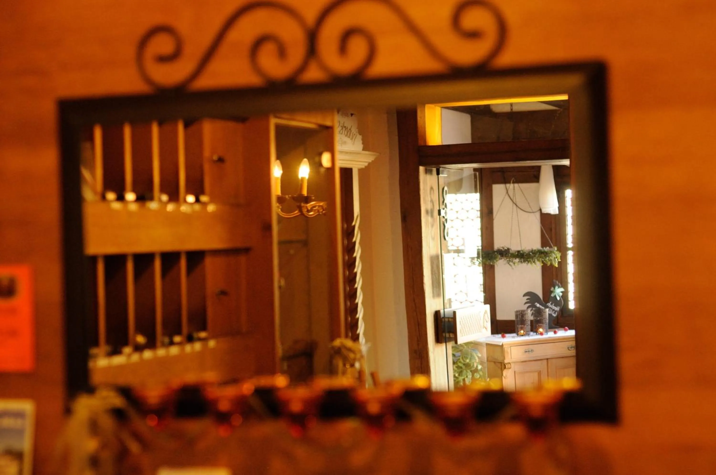 Decorative detail in Hotel Schwarzes Ross