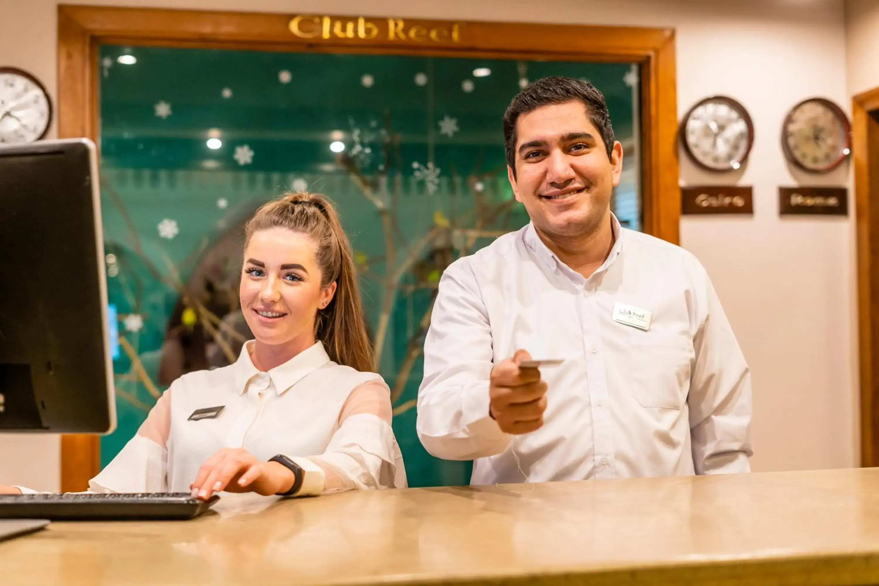 Staff in Club Reef Resort