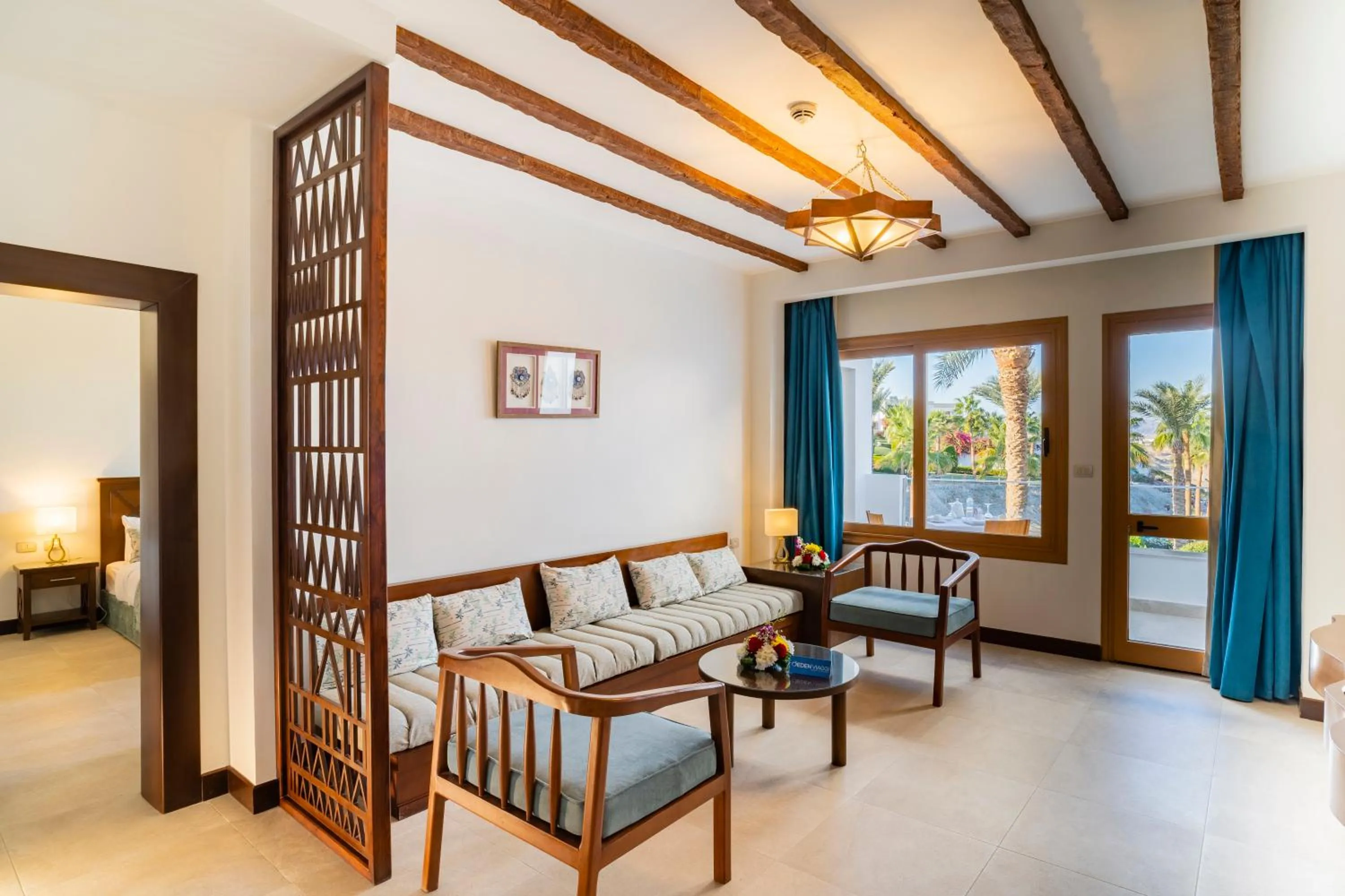 Seating area in Club Reef Resort & Spa