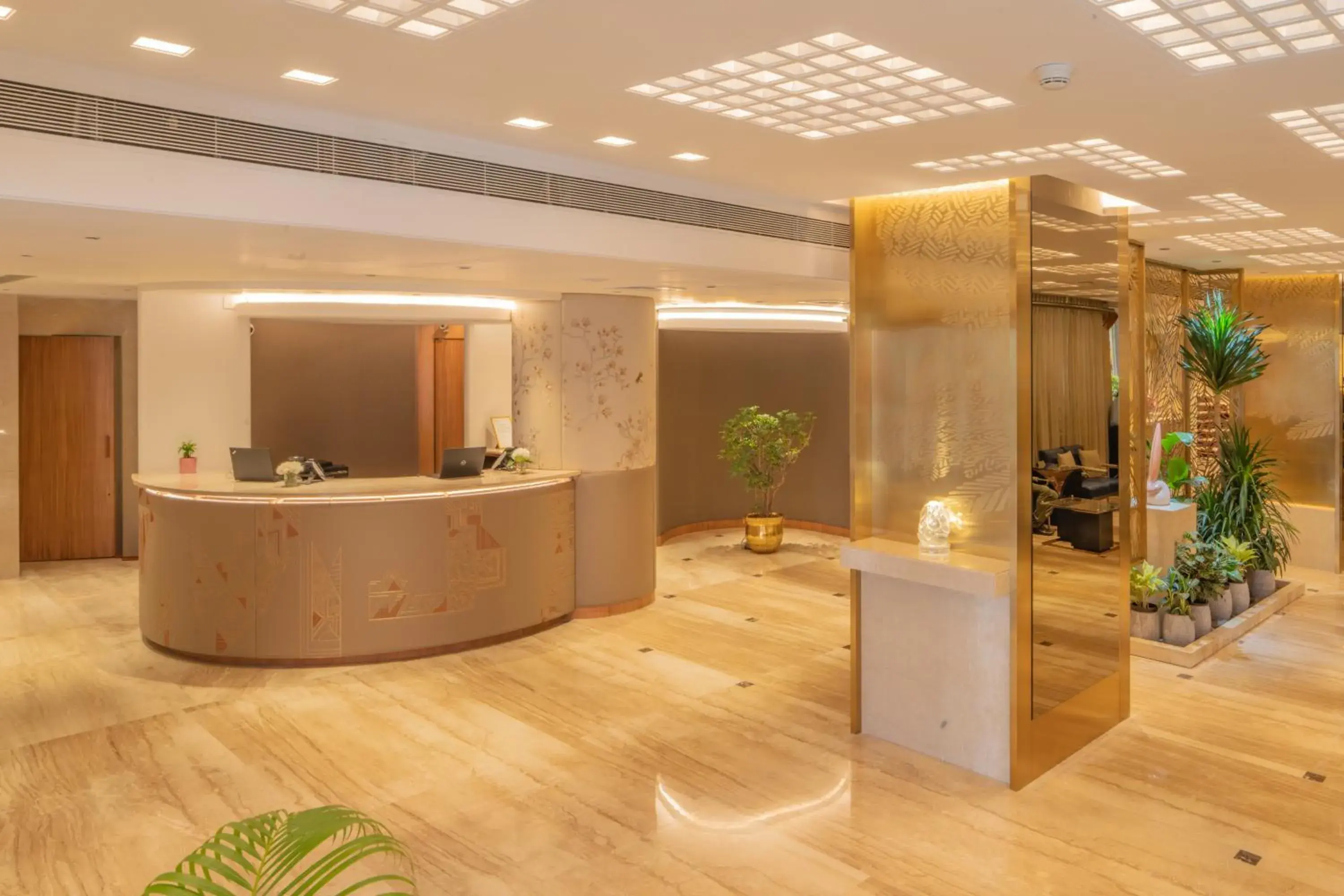 Lobby or reception in Hotel Kohinoor Continental, Airport - Newly Renovated Lobby or reception in Hotel Kohinoor Continental, Airport - Newly Renovated