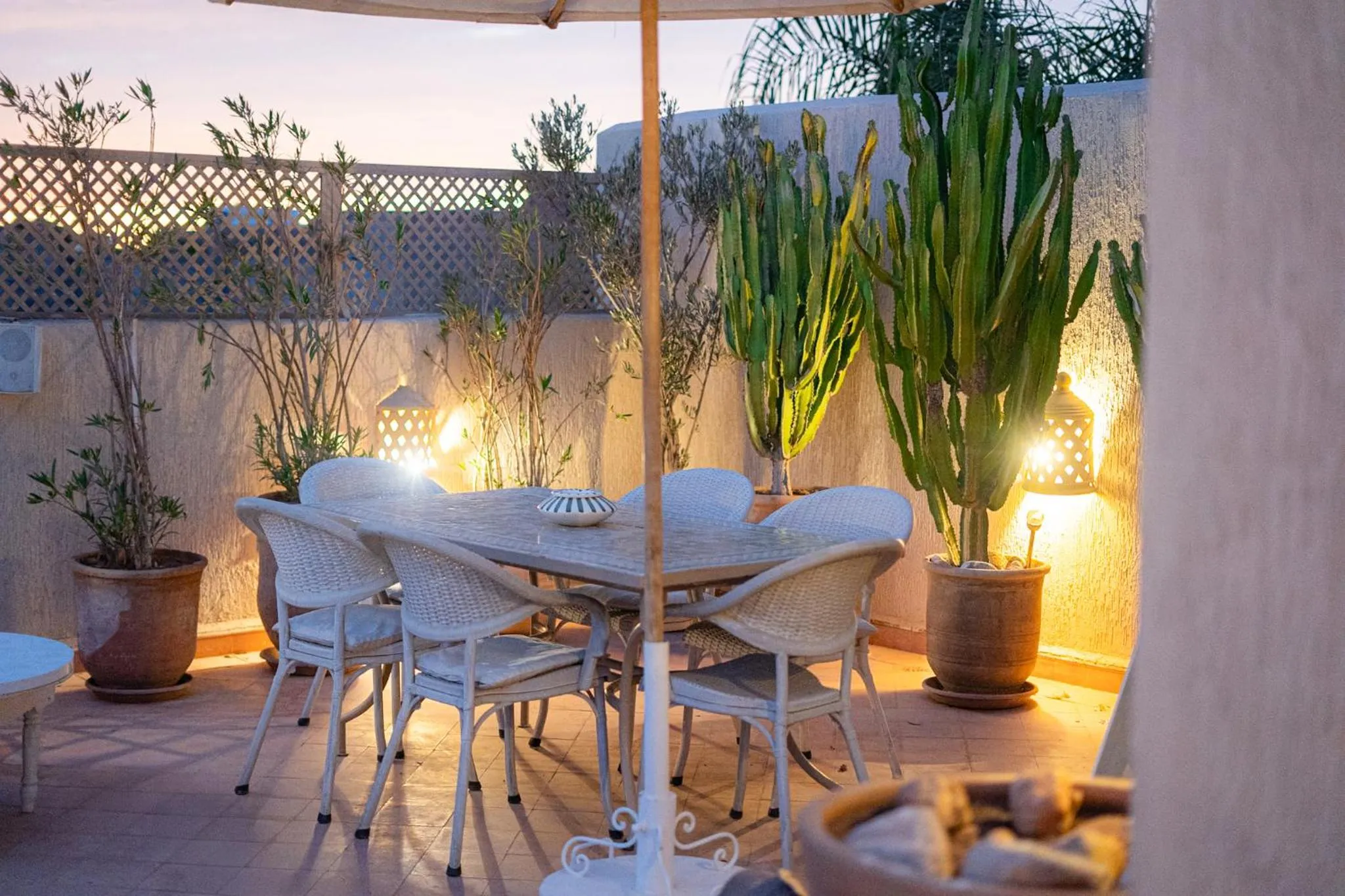 Patio in Riad Les Orangers D'alilia